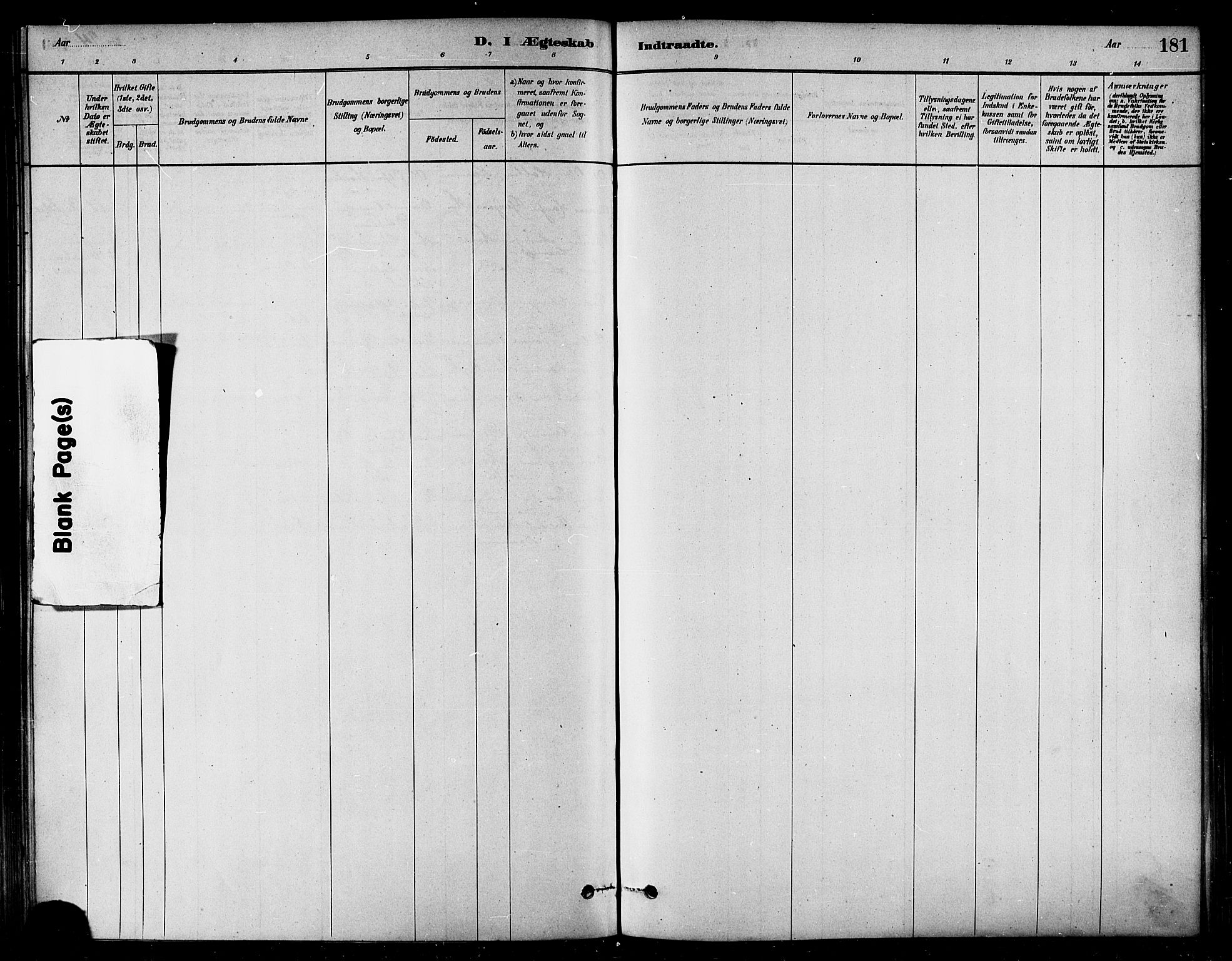 Ministerialprotokoller, klokkerbøker og fødselsregistre - Møre og Romsdal, AV/SAT-A-1454/584/L0967: Ministerialbok nr. 584A07, 1879-1894, s. 181