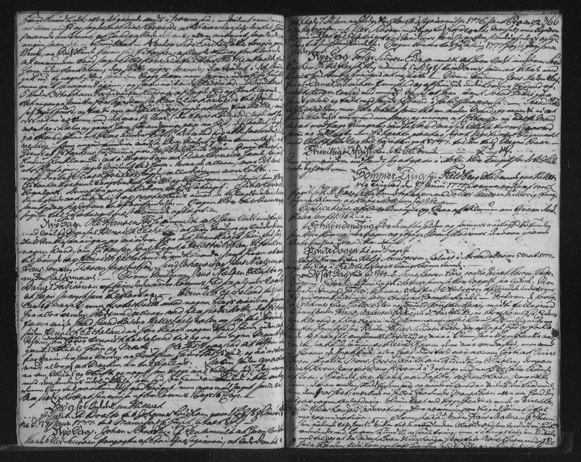 Sunnhordland sorenskrivar, SAB/A-2401/1/F/Faa/L0040: Tingbøker, 1772-1777, s. 365b-366a