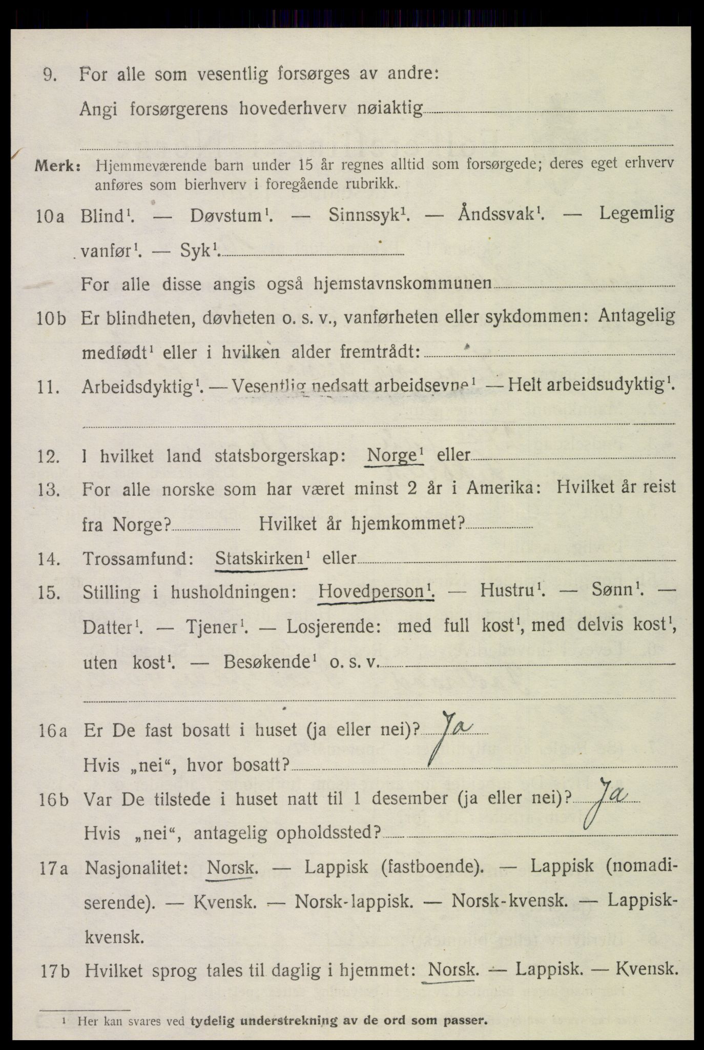 SAT, Folketelling 1920 for 1718 Leksvik herred, 1920, s. 3745
