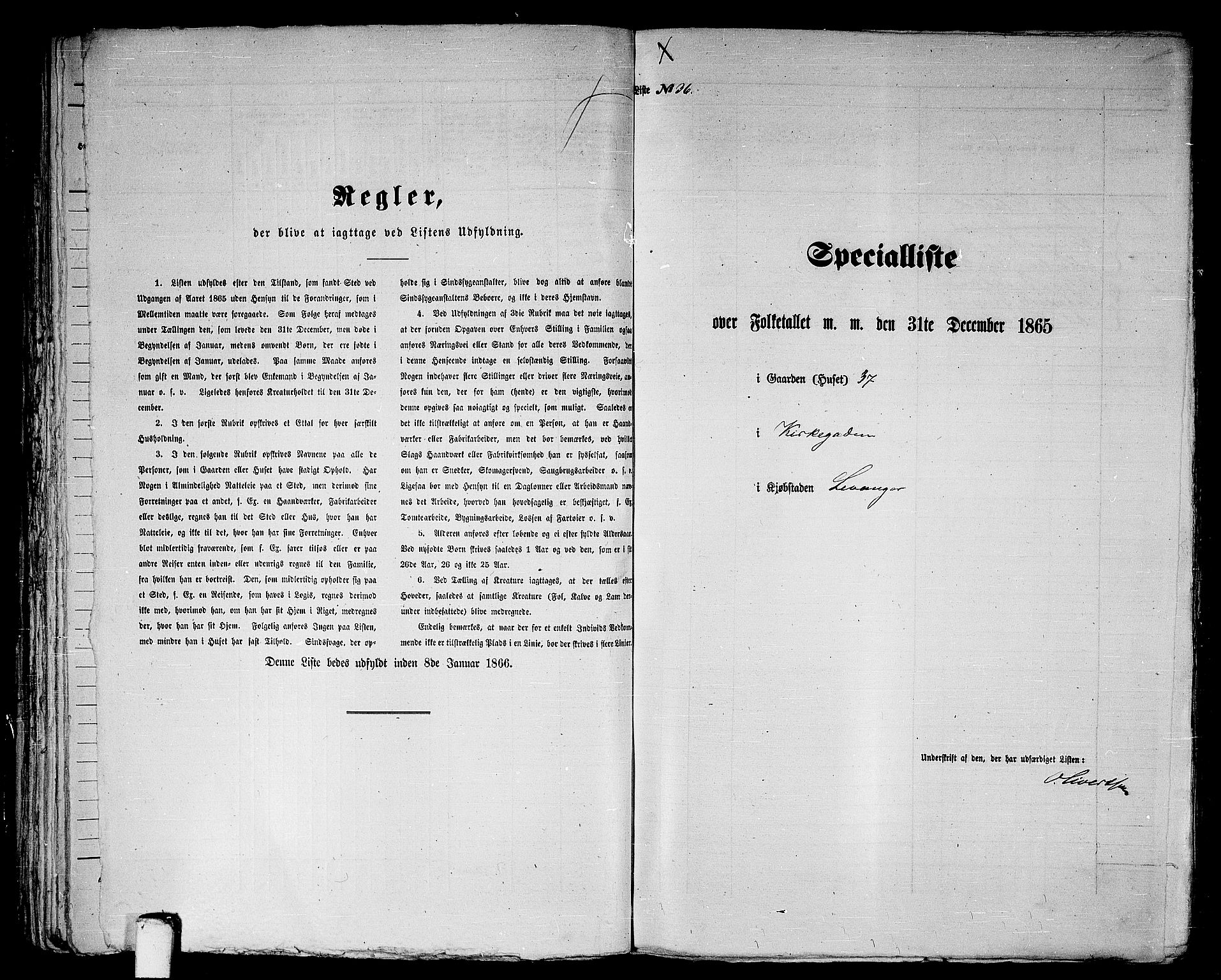 RA, Folketelling 1865 for 1701B Levanger prestegjeld, Levanger kjøpstad, 1865, s. 75