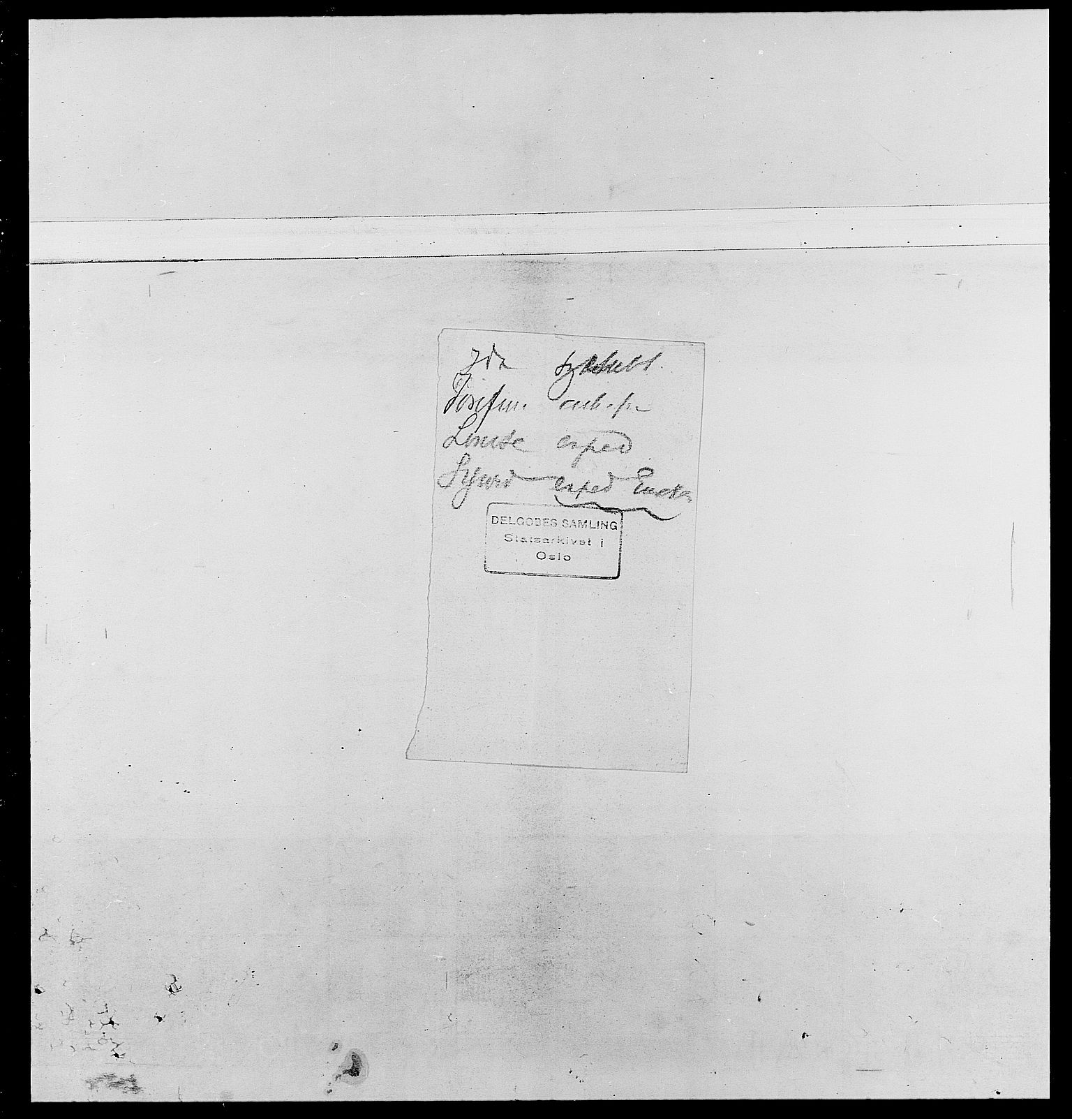 Delgobe, Charles Antoine - samling, AV/SAO-PAO-0038/D/Da/L0002: Anker, Ancher - Bauner, s. 109