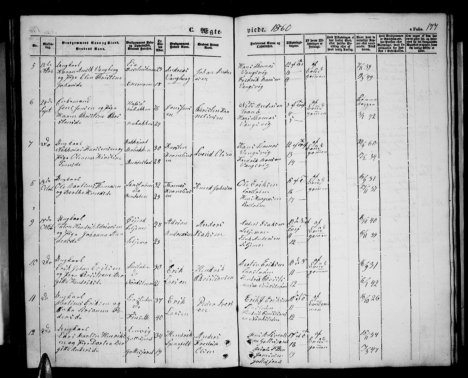 Tranøy sokneprestkontor, AV/SATØ-S-1313/I/Ia/Iab/L0002klokker: Klokkerbok nr. 2, 1847-1860, s. 177