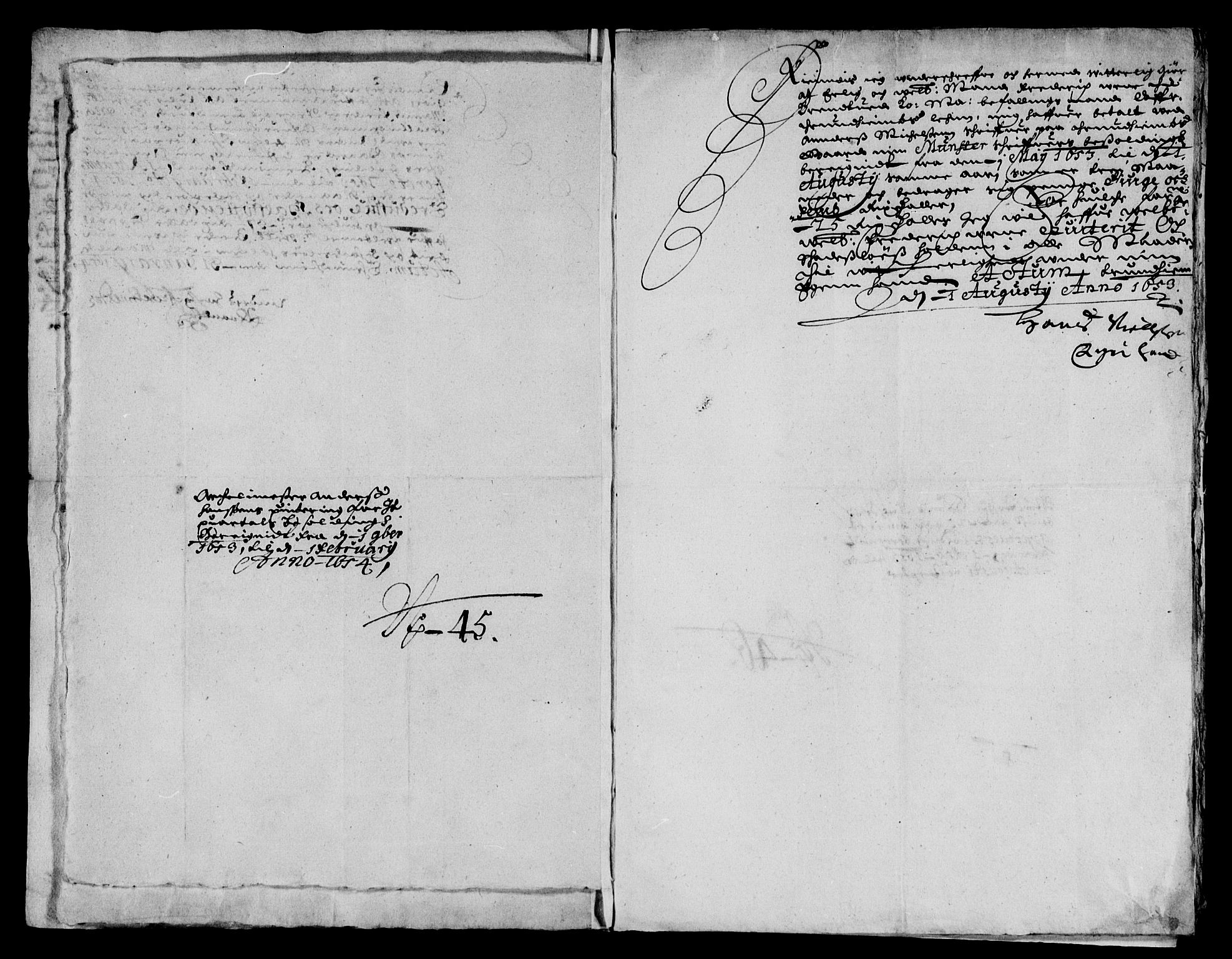 Rentekammeret inntil 1814, Reviderte regnskaper, Lensregnskaper, AV/RA-EA-5023/R/Rb/Rbw/L0114: Trondheim len, 1653-1654