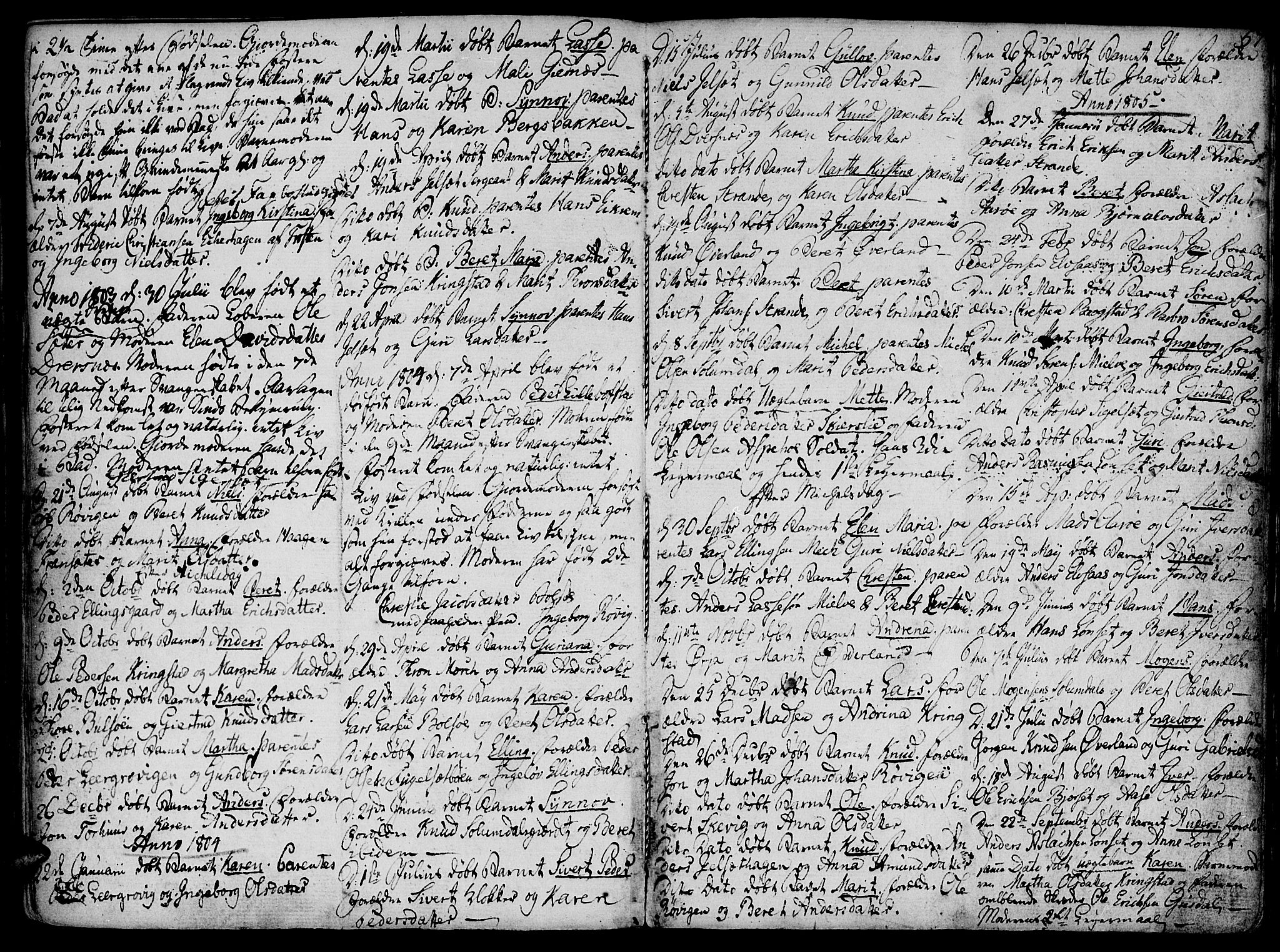 Ministerialprotokoller, klokkerbøker og fødselsregistre - Møre og Romsdal, AV/SAT-A-1454/555/L0649: Ministerialbok nr. 555A02 /1, 1795-1821, s. 57