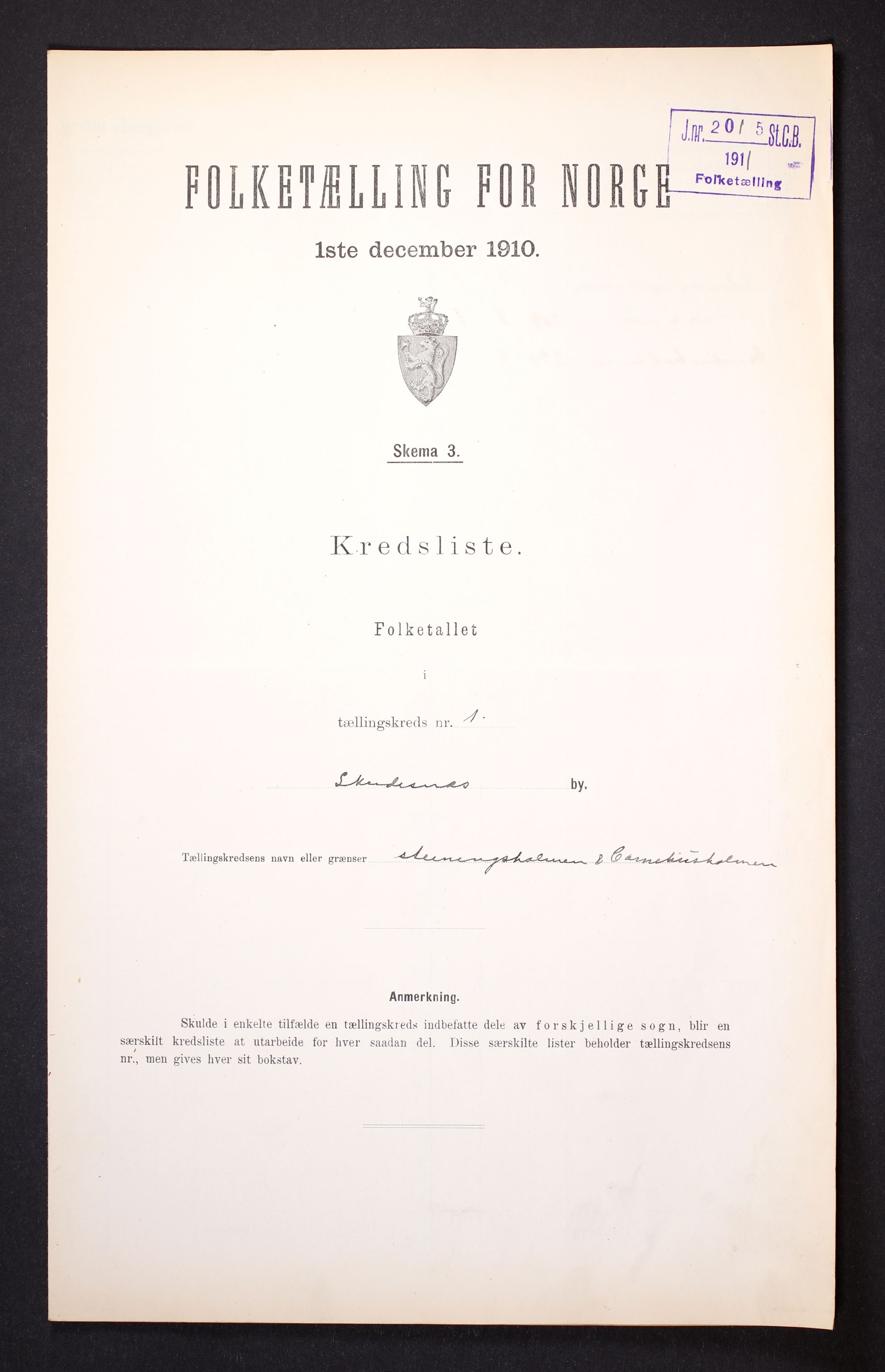 RA, Folketelling 1910 for 1104 Skudeneshavn ladested, 1910, s. 8