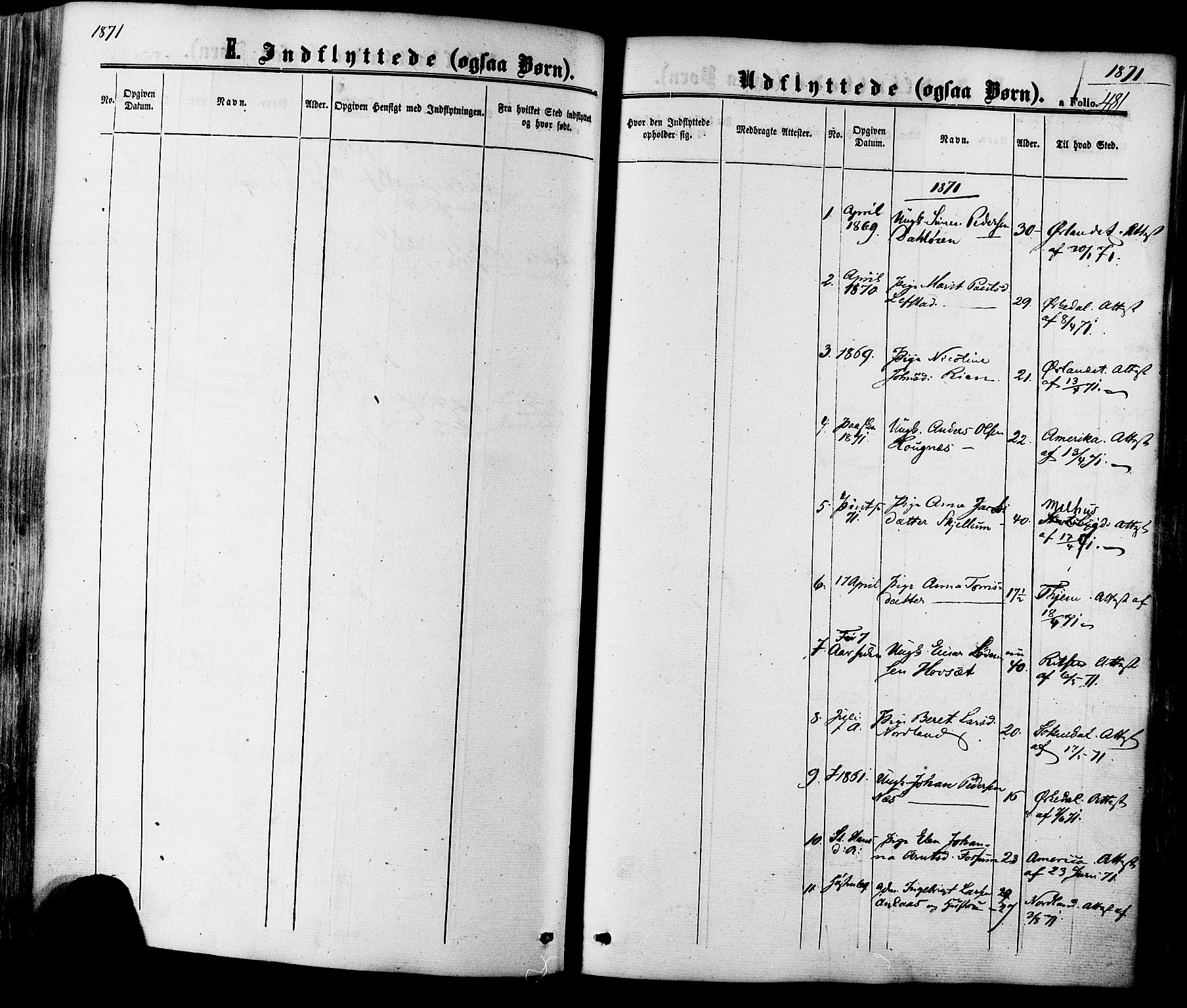 Ministerialprotokoller, klokkerbøker og fødselsregistre - Sør-Trøndelag, SAT/A-1456/665/L0772: Ministerialbok nr. 665A07, 1856-1878, s. 481