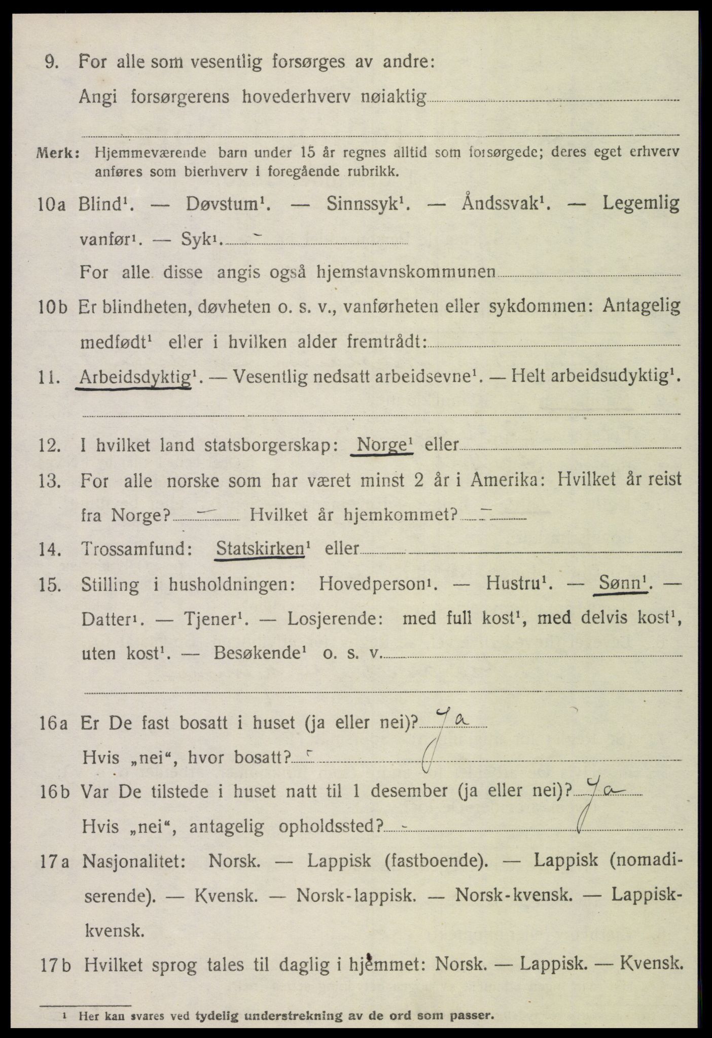 SAT, Folketelling 1920 for 1718 Leksvik herred, 1920, s. 3241