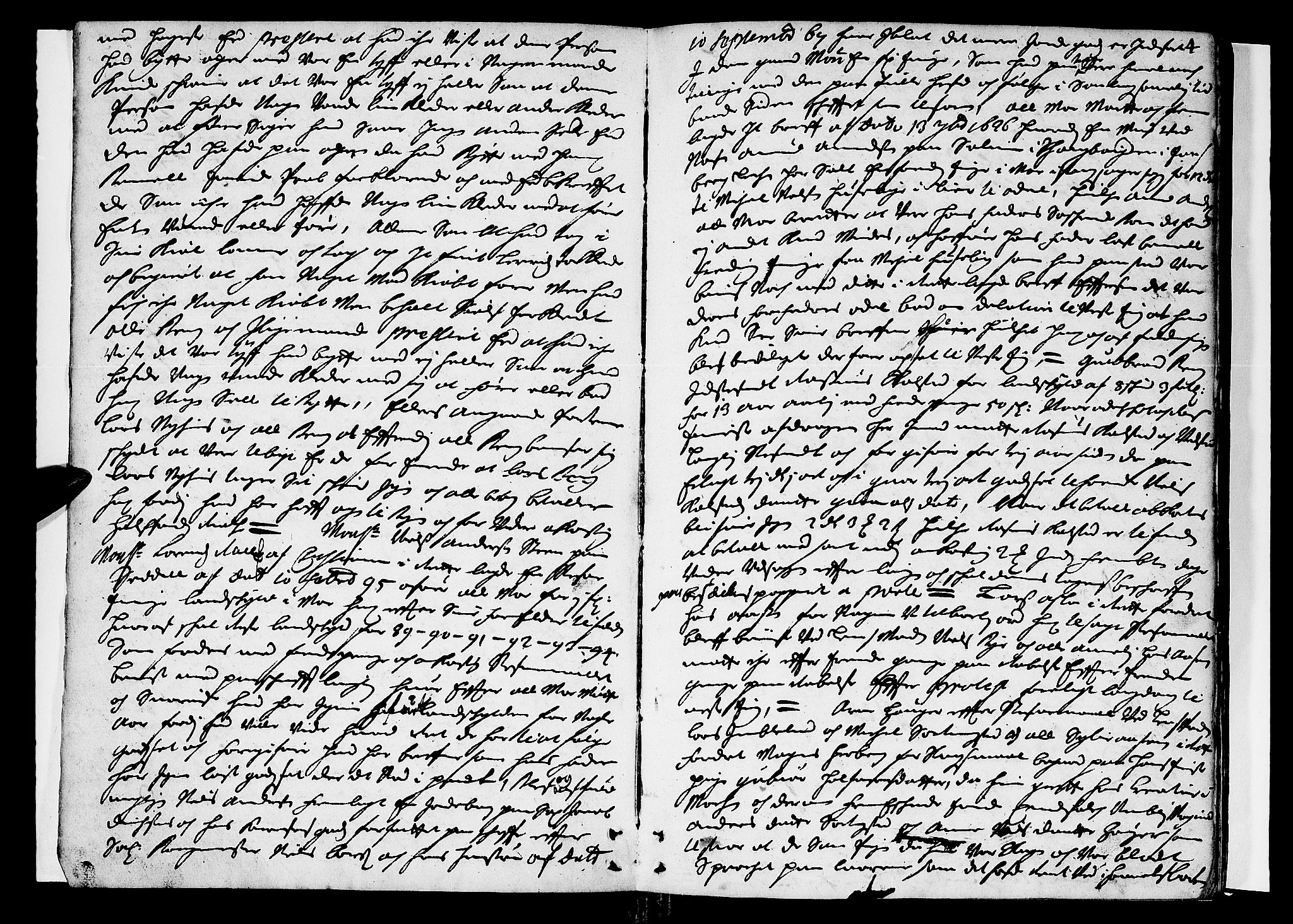 Hedemarken sorenskriveri, SAH/TING-034/G/Gb/L0023: Tingbok, 1695-1696, s. 3b-4a