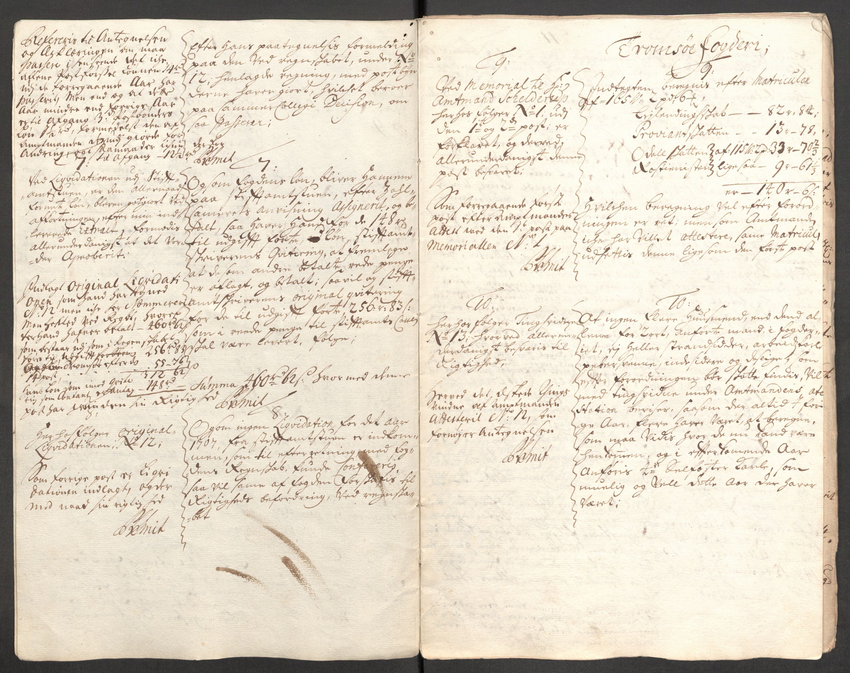 Rentekammeret inntil 1814, Reviderte regnskaper, Fogderegnskap, AV/RA-EA-4092/R68/L4757: Fogderegnskap Senja og Troms, 1708-1710, s. 82