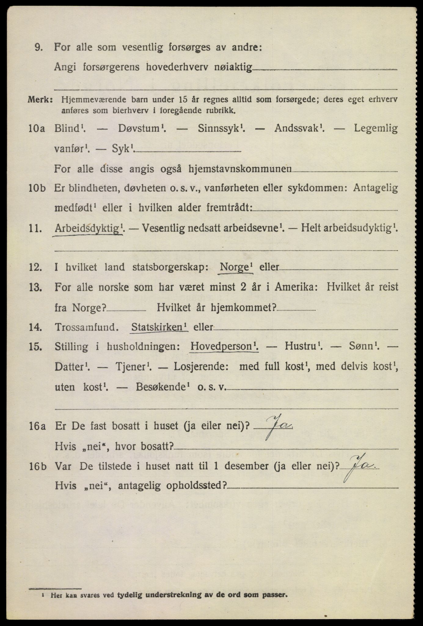 SAKO, Folketelling 1920 for 0630 Øvre Sandsvær herred, 1920, s. 3181