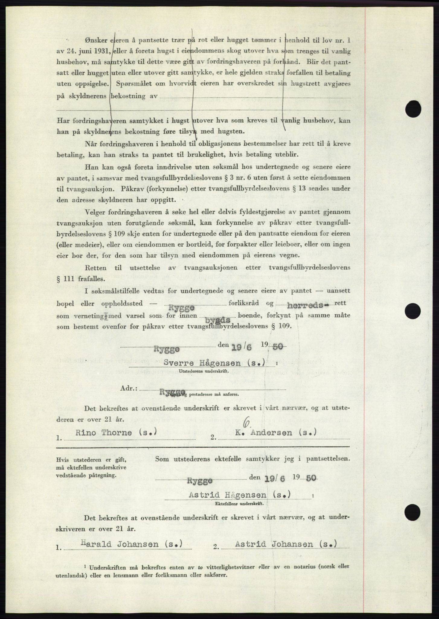 Moss sorenskriveri, AV/SAO-A-10168: Pantebok nr. B24, 1950-1950, Dagboknr: 1950/1950