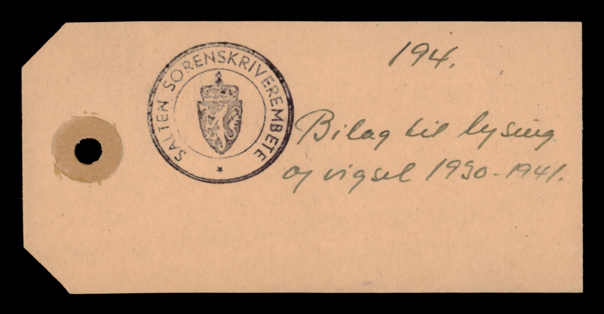 Salten sorenskriveri, SAT/A-4578/1/6/6D/L0010: Lysingsbok, 1930-1941, s. 1011