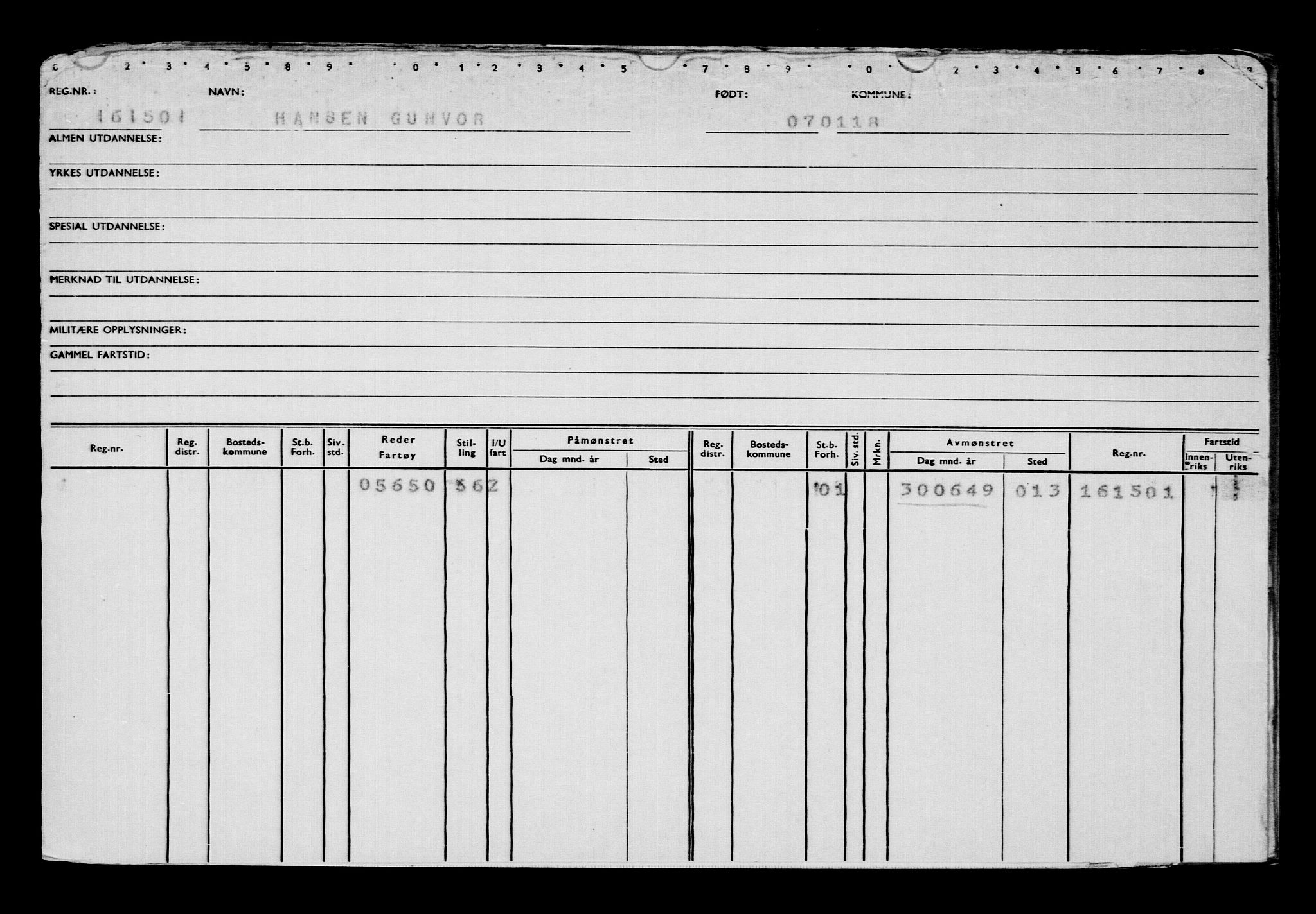 Direktoratet for sjømenn, AV/RA-S-3545/G/Gb/L0154: Hovedkort, 1917-1918, s. 477