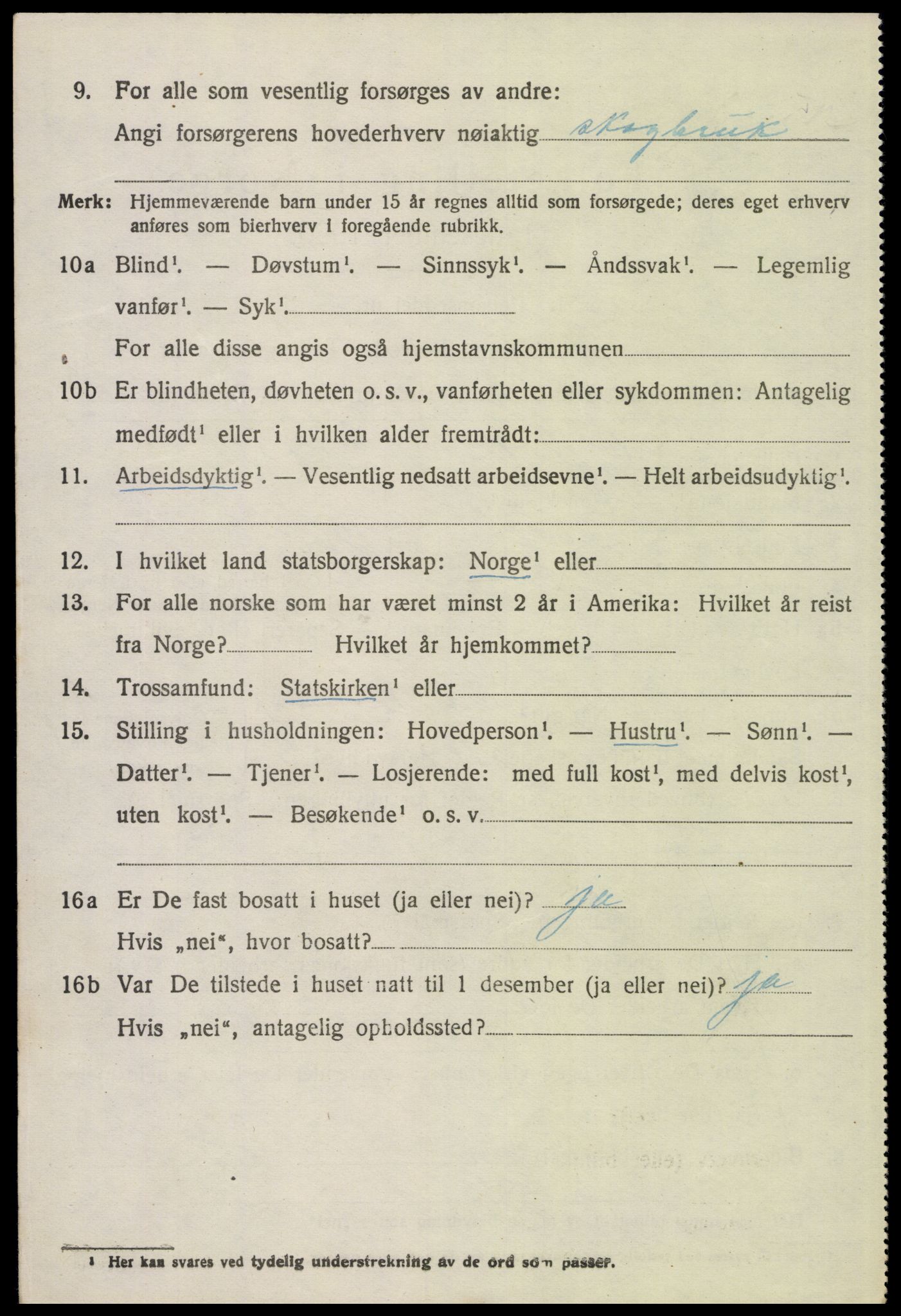 SAH, Folketelling 1920 for 0428 Trysil herred, 1920, s. 12988