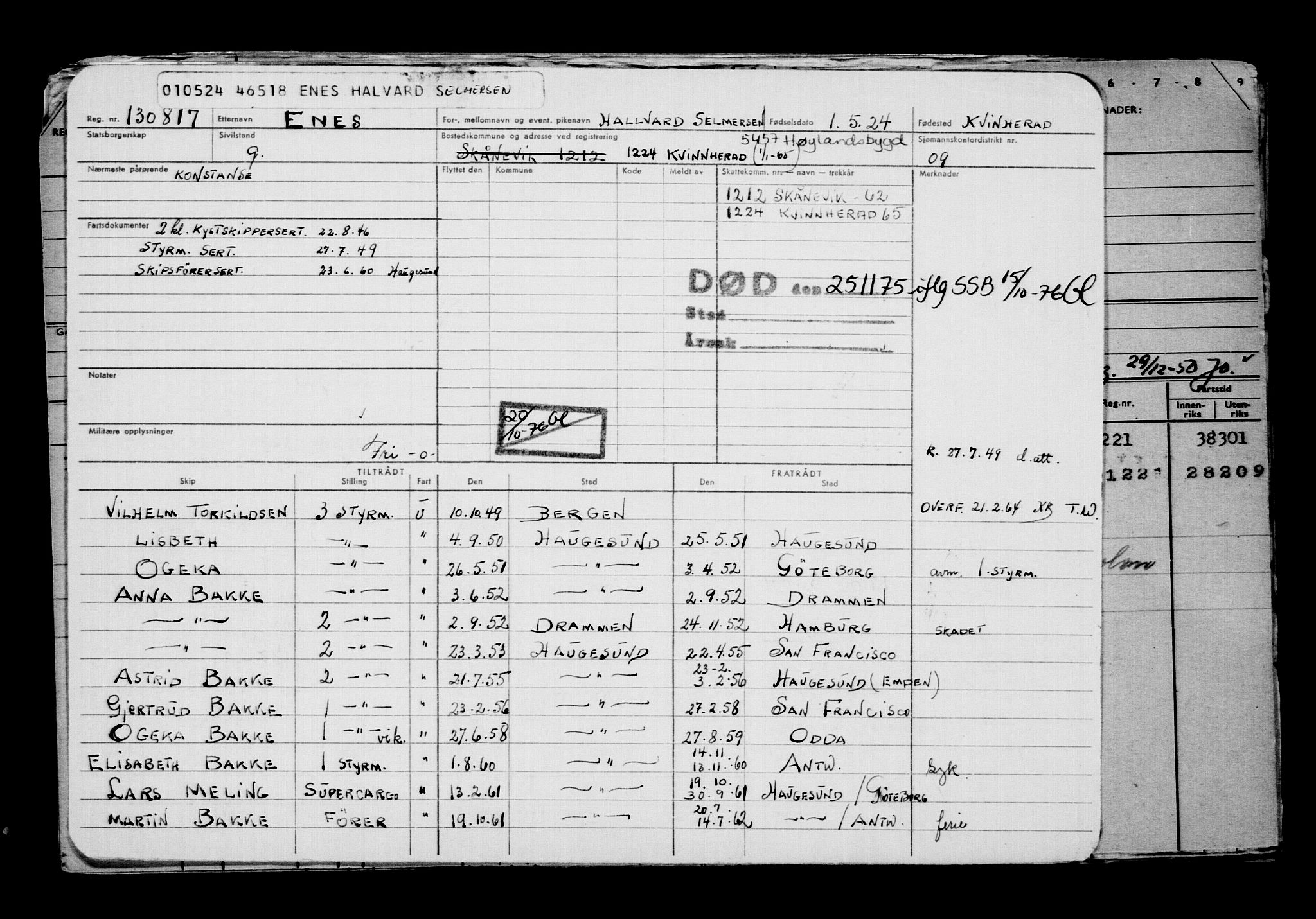 Direktoratet for sjømenn, AV/RA-S-3545/G/Gb/L0230: Hovedkort, 1924, s. 668