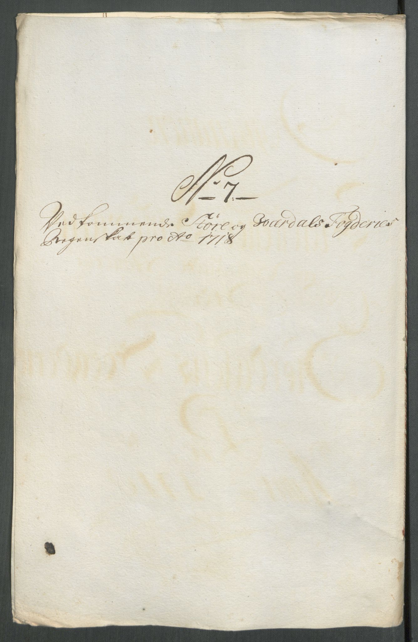 Rentekammeret inntil 1814, Reviderte regnskaper, Fogderegnskap, AV/RA-EA-4092/R62/L4208: Fogderegnskap Stjørdal og Verdal, 1718, s. 138