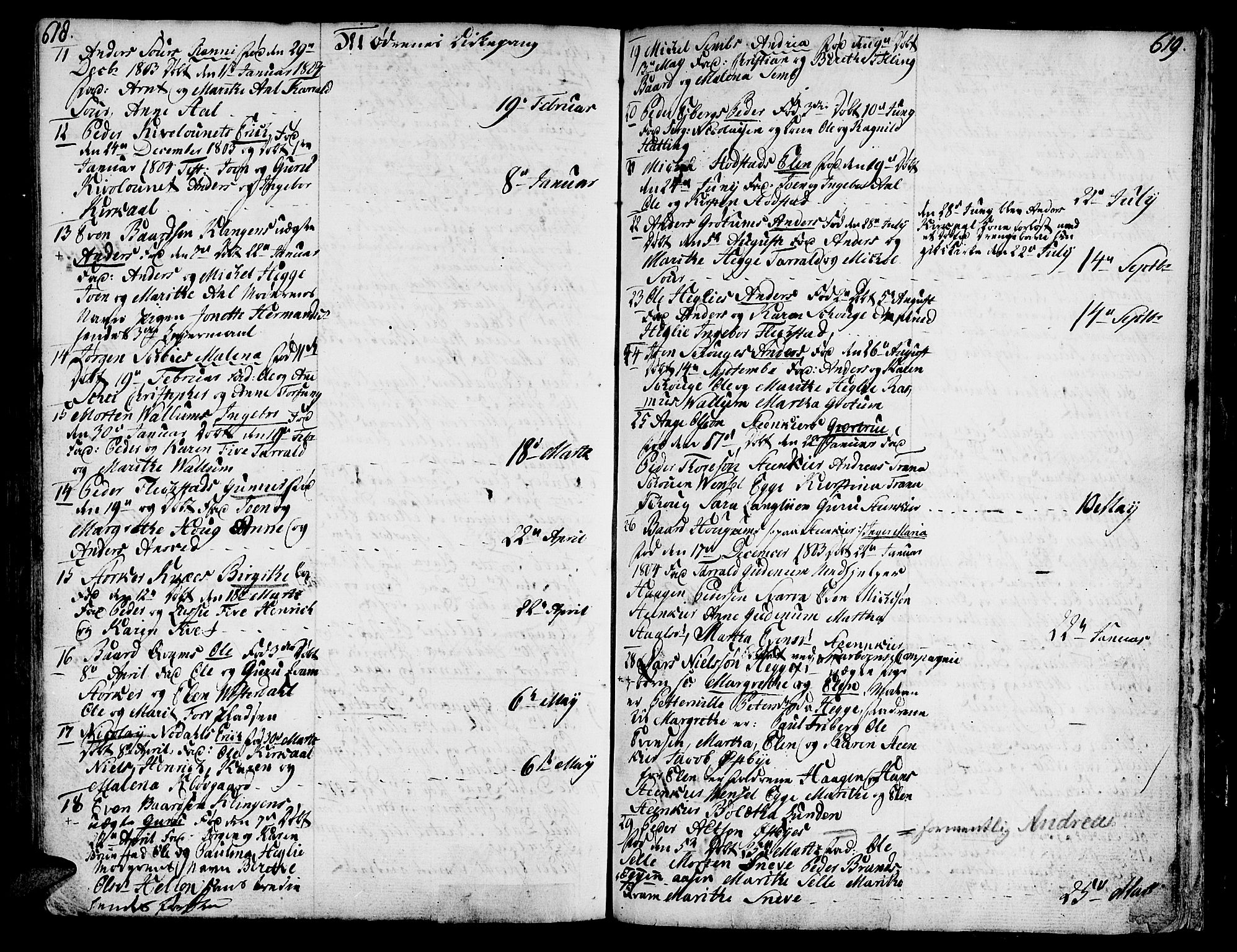 Ministerialprotokoller, klokkerbøker og fødselsregistre - Nord-Trøndelag, AV/SAT-A-1458/746/L0440: Ministerialbok nr. 746A02, 1760-1815, s. 618-619
