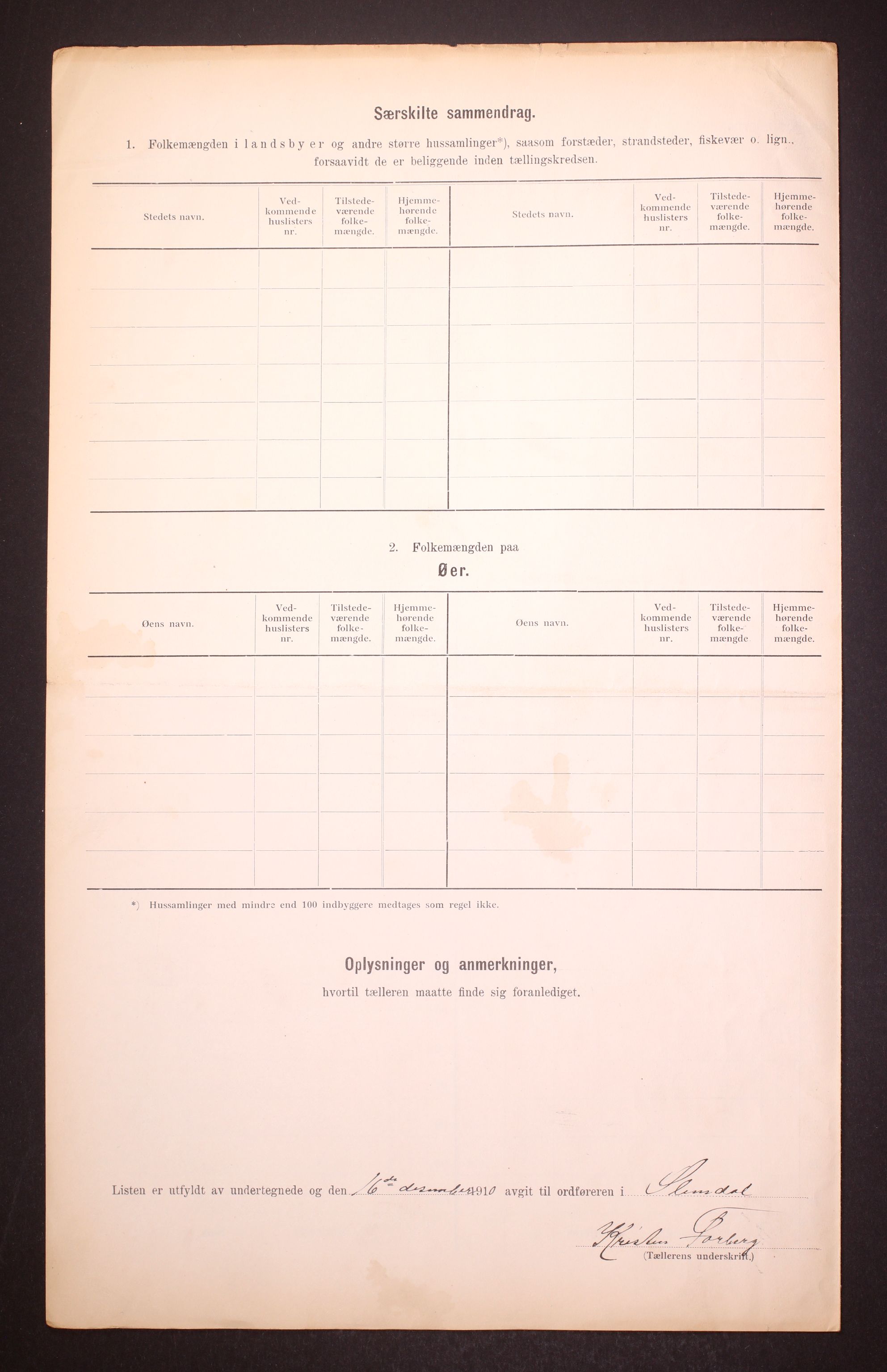 RA, Folketelling 1910 for 0811 Slemdal herred, 1910, s. 9