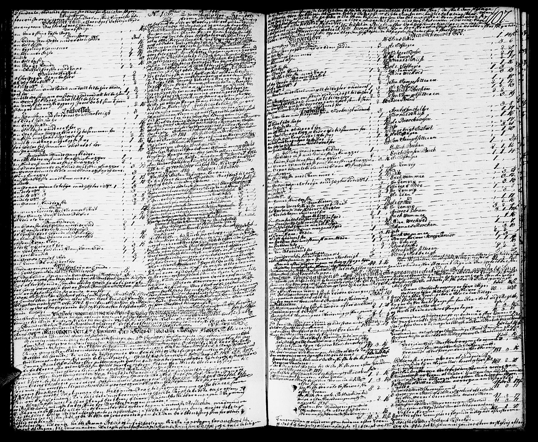 Orkdal sorenskriveri, AV/SAT-A-4169/1/3/3Aa/L0007: Skifteprotokoller, 1767-1782, s. 106b-107a