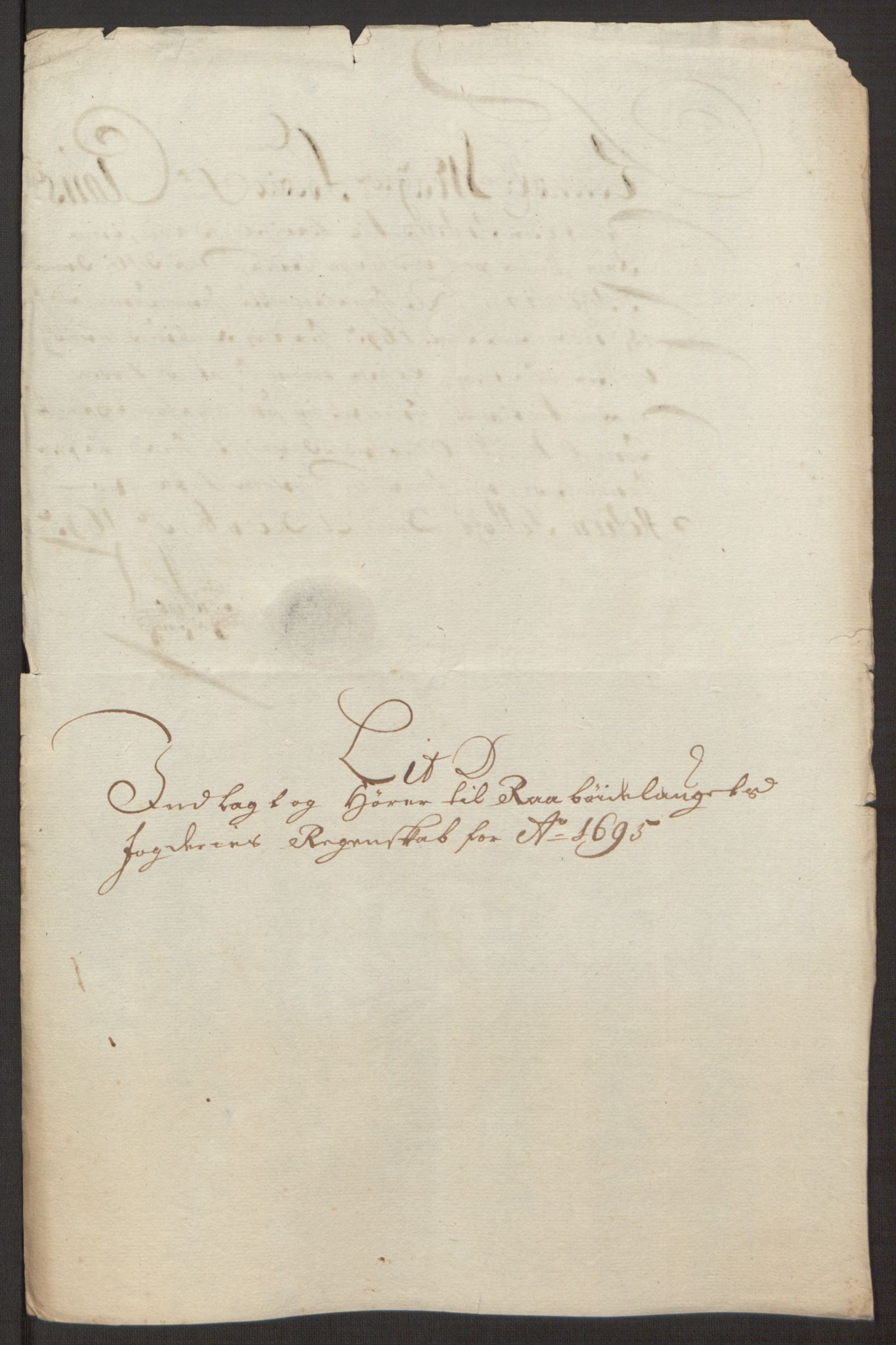 Rentekammeret inntil 1814, Reviderte regnskaper, Fogderegnskap, RA/EA-4092/R40/L2444: Fogderegnskap Råbyggelag, 1693-1696, s. 230