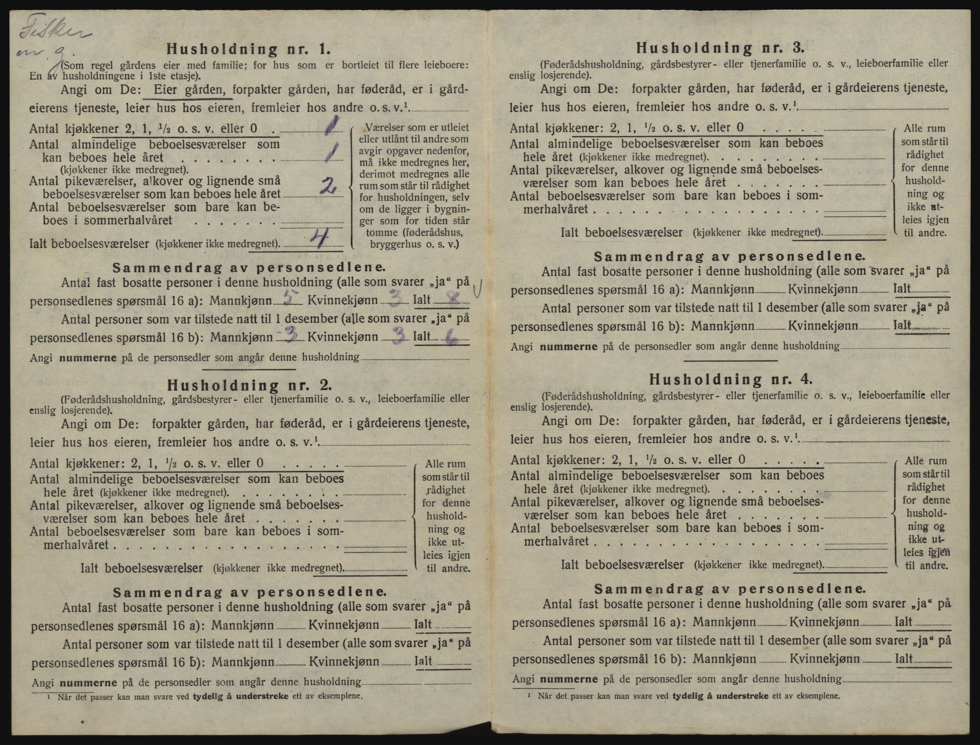 SATØ, Folketelling 1920 for 1927 Tranøy herred, 1920, s. 40