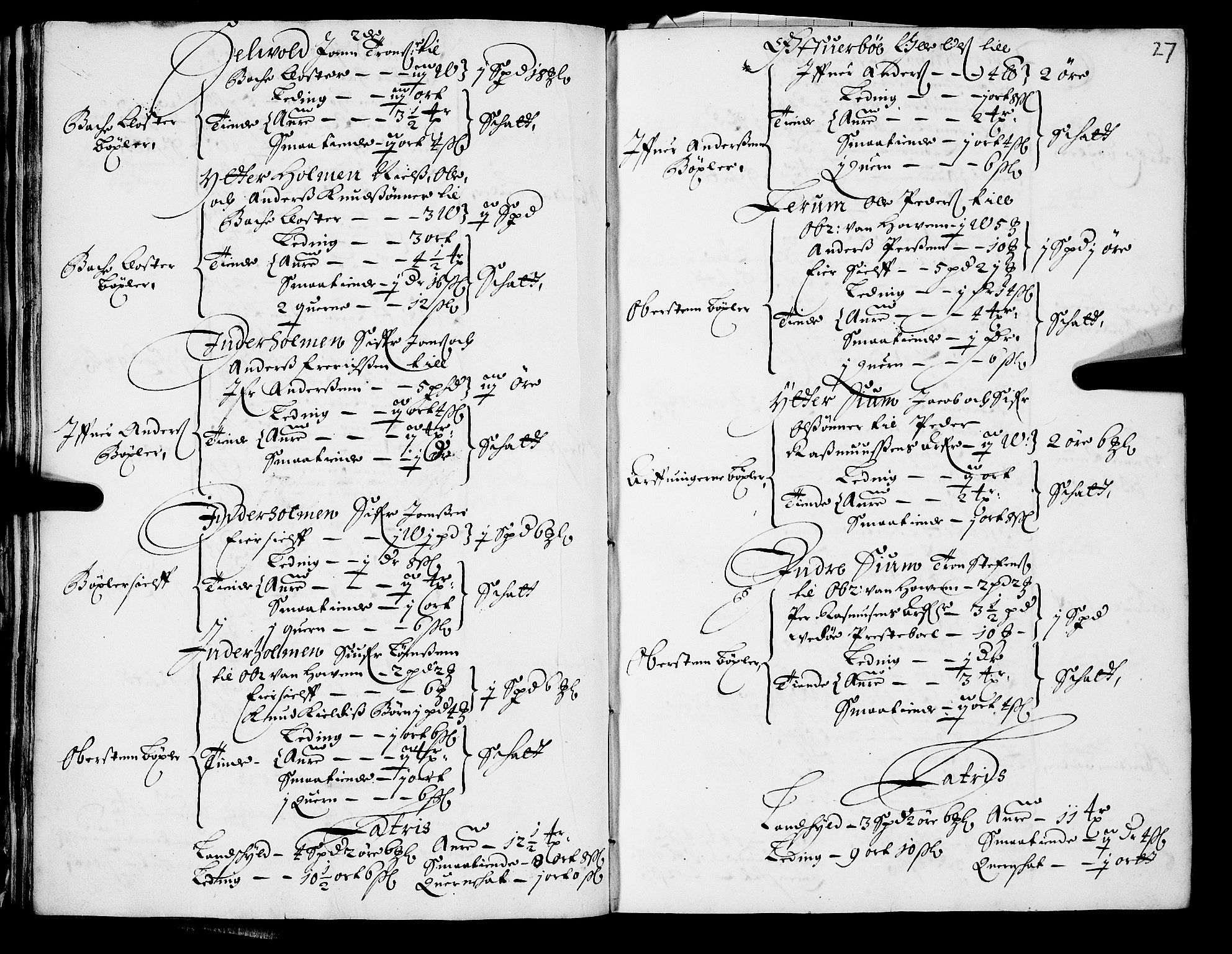 Rentekammeret inntil 1814, Realistisk ordnet avdeling, RA/EA-4070/N/Nb/Nba/L0048: Romsdal fogderi, 1669, s. 26b-27a