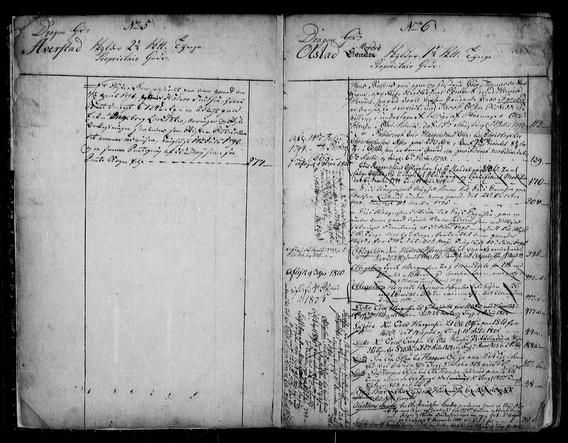 Øvre Romerike sorenskriveri, AV/SAO-A-10649/G/Ga/Gad/L0005: Panteregister nr. 5, 1791-1810