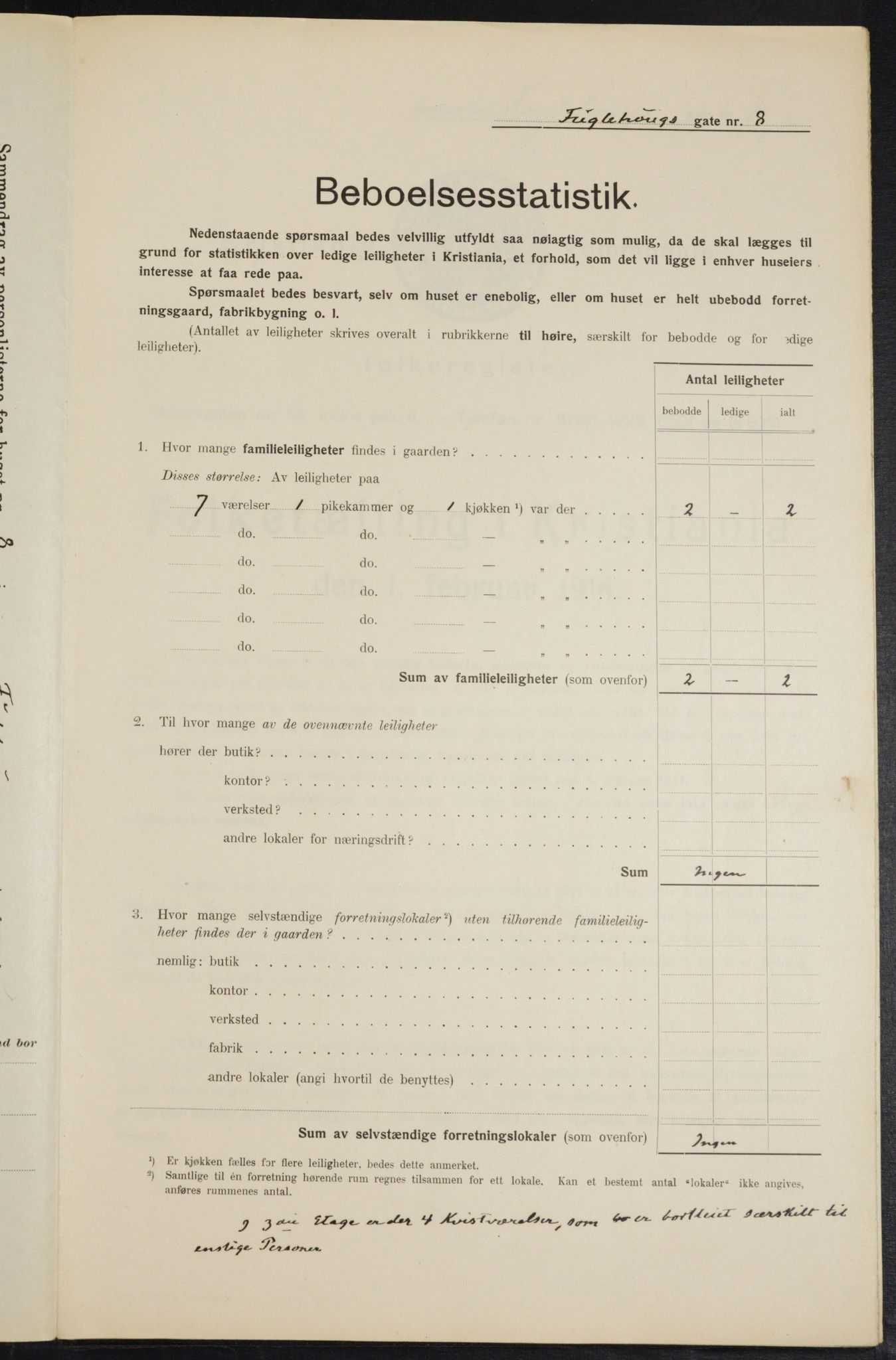 OBA, Kommunal folketelling 1.2.1914 for Kristiania, 1914, s. 28566