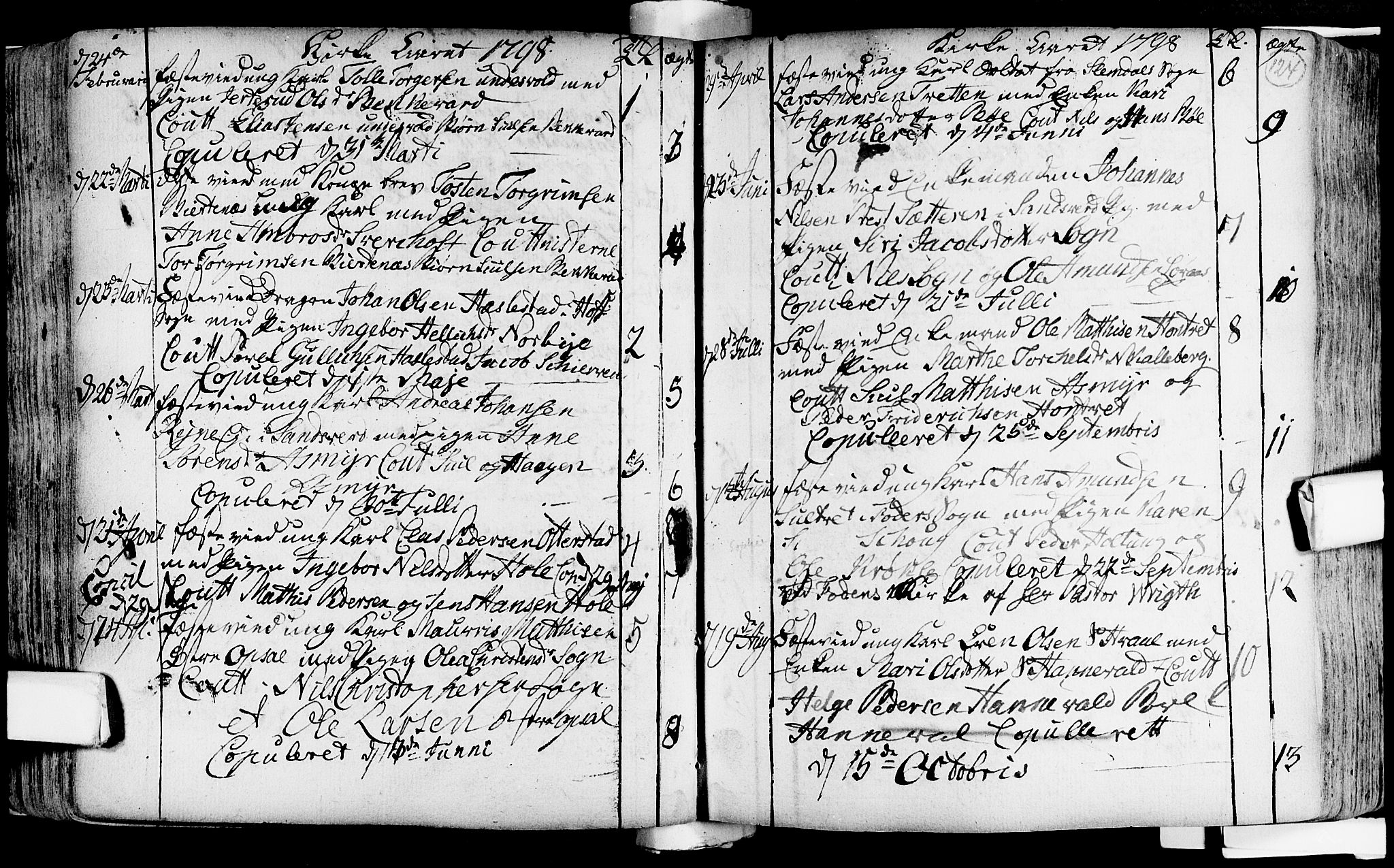 Lardal kirkebøker, SAKO/A-350/F/Fa/L0004: Ministerialbok nr. i 4, 1733-1815, s. 124