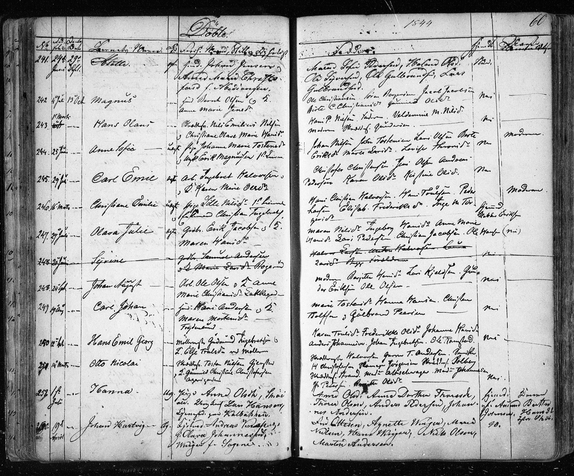 Aker prestekontor kirkebøker, AV/SAO-A-10861/F/L0019: Ministerialbok nr. 19, 1842-1852, s. 60