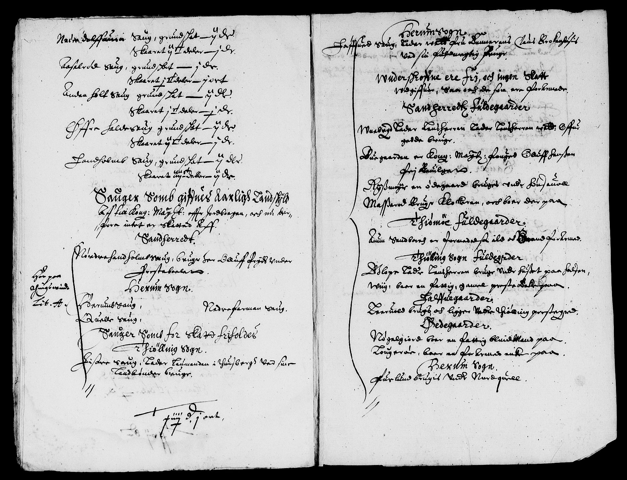 Rentekammeret inntil 1814, Reviderte regnskaper, Lensregnskaper, AV/RA-EA-5023/R/Rb/Rbl/L0006: Brunla len med Eiker len 1626-37, 1635-1638