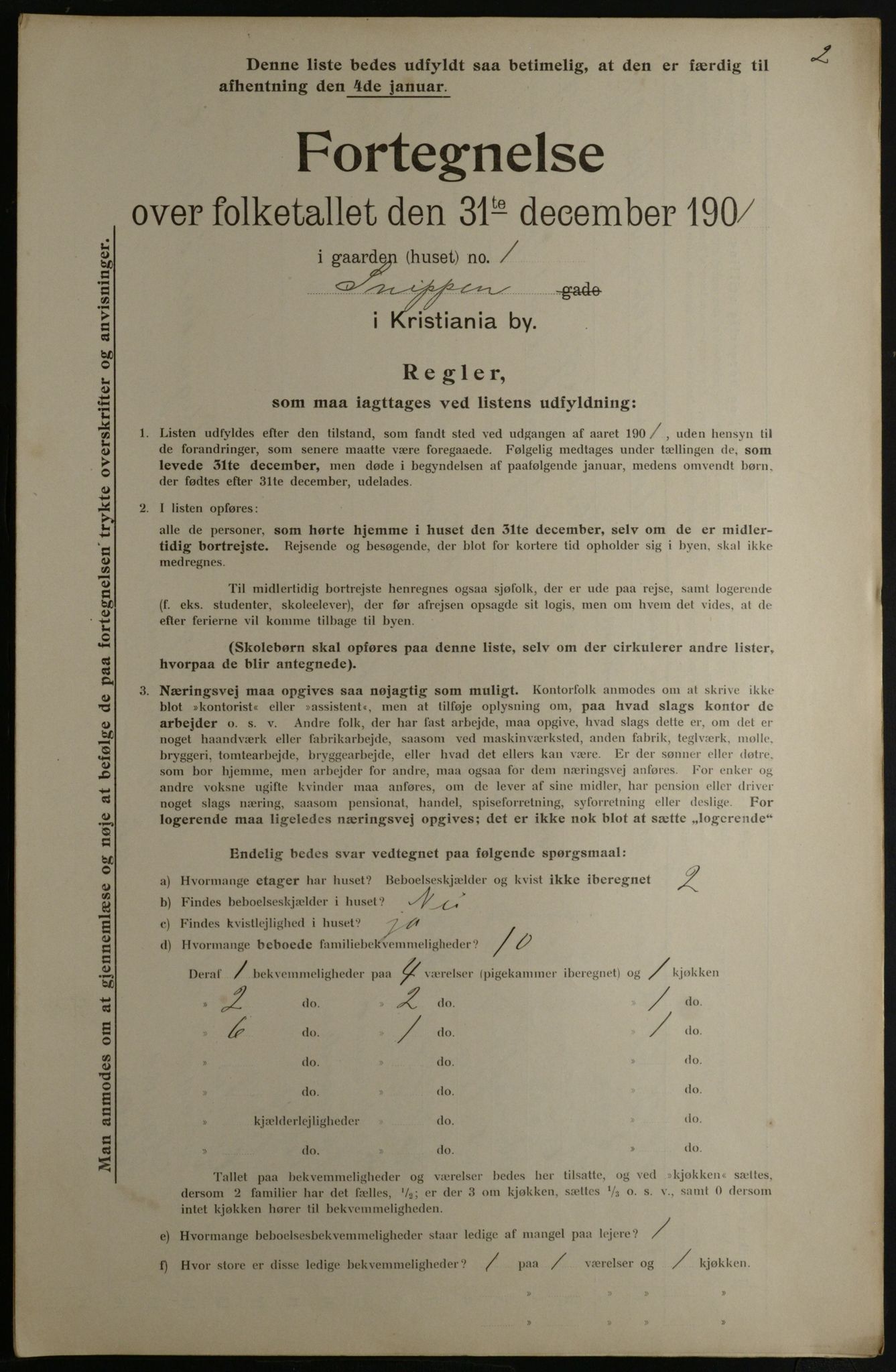 OBA, Kommunal folketelling 31.12.1901 for Kristiania kjøpstad, 1901, s. 15100