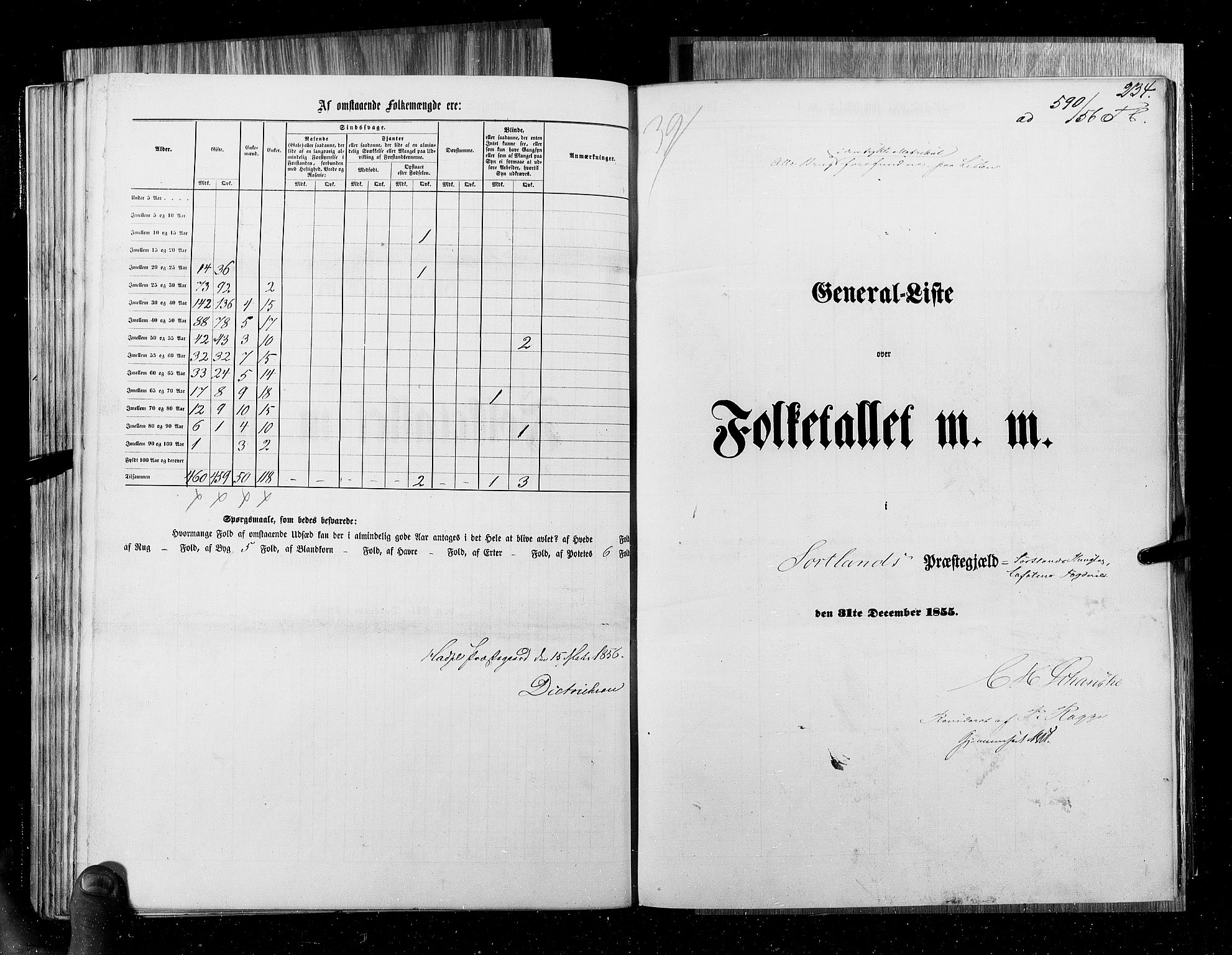 RA, Folketellingen 1855, bind 6B: Nordland amt og Finnmarken amt, 1855, s. 234