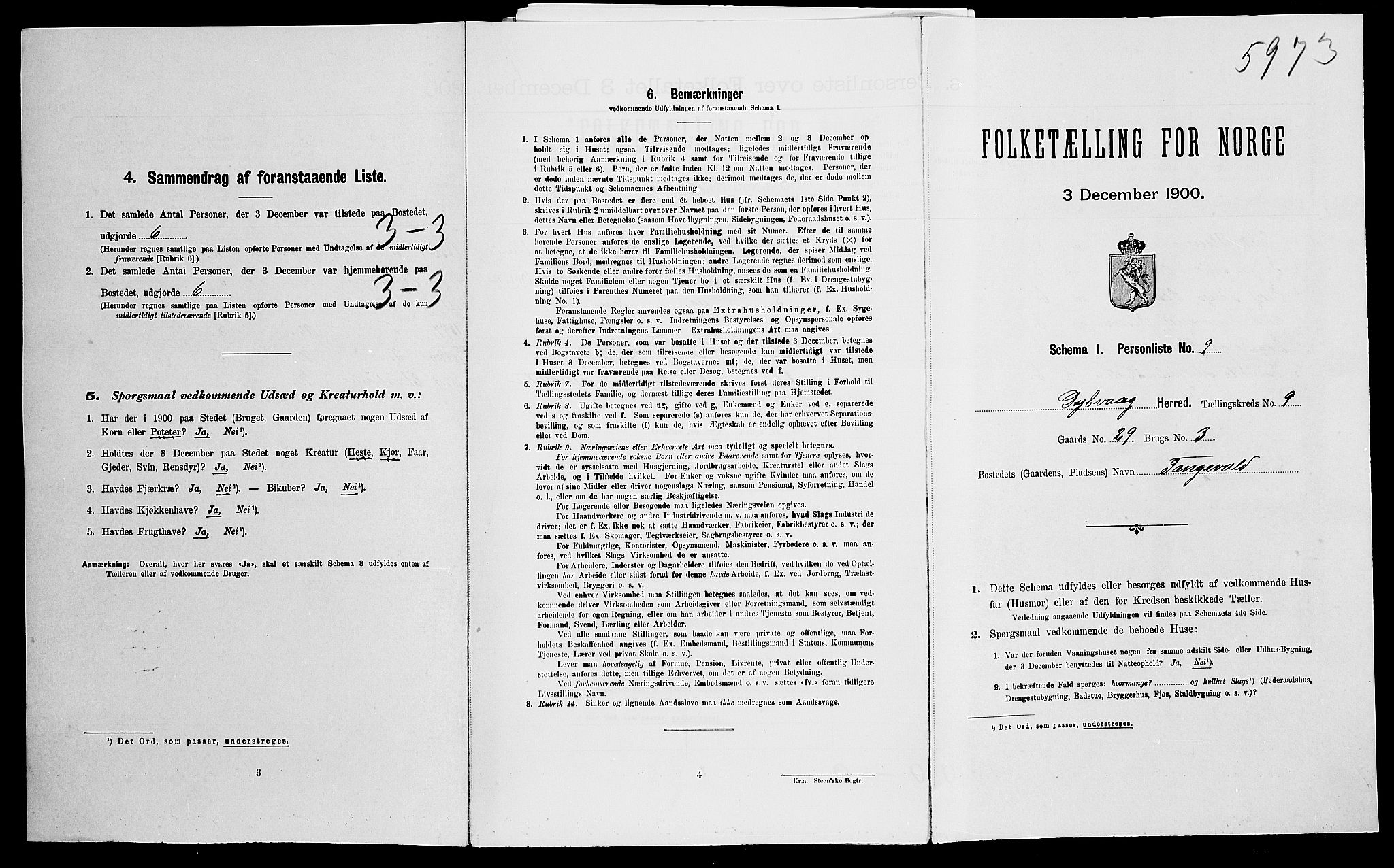 SAK, Folketelling 1900 for 0915 Dypvåg herred, 1900, s. 1037