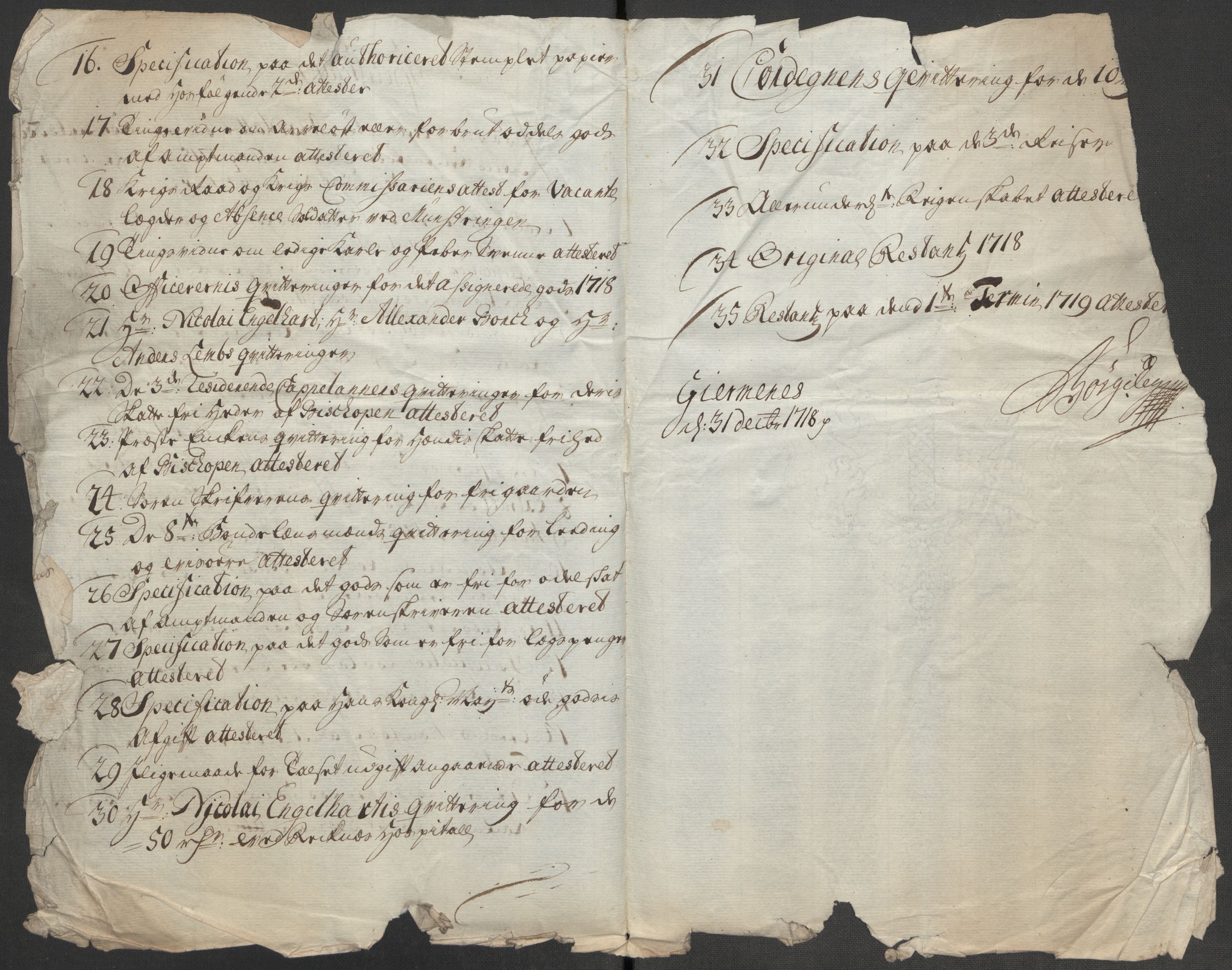 Rentekammeret inntil 1814, Reviderte regnskaper, Fogderegnskap, RA/EA-4092/R55/L3665: Fogderegnskap Romsdal, 1718, s. 16