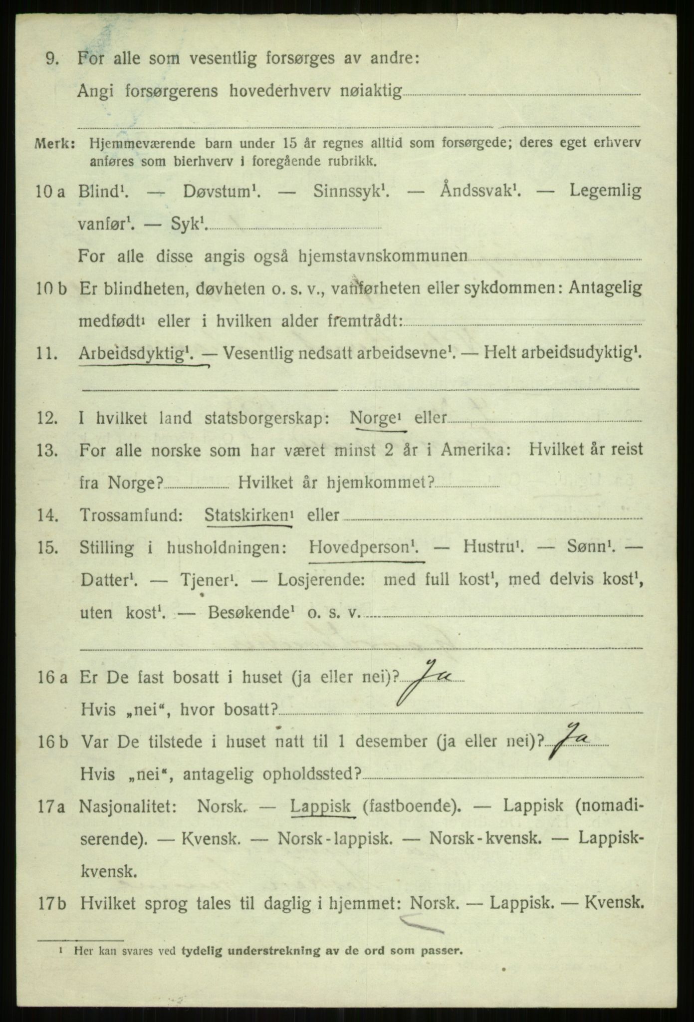 SATØ, Folketelling 1920 for 1934 Tromsøysund herred, 1920, s. 5787