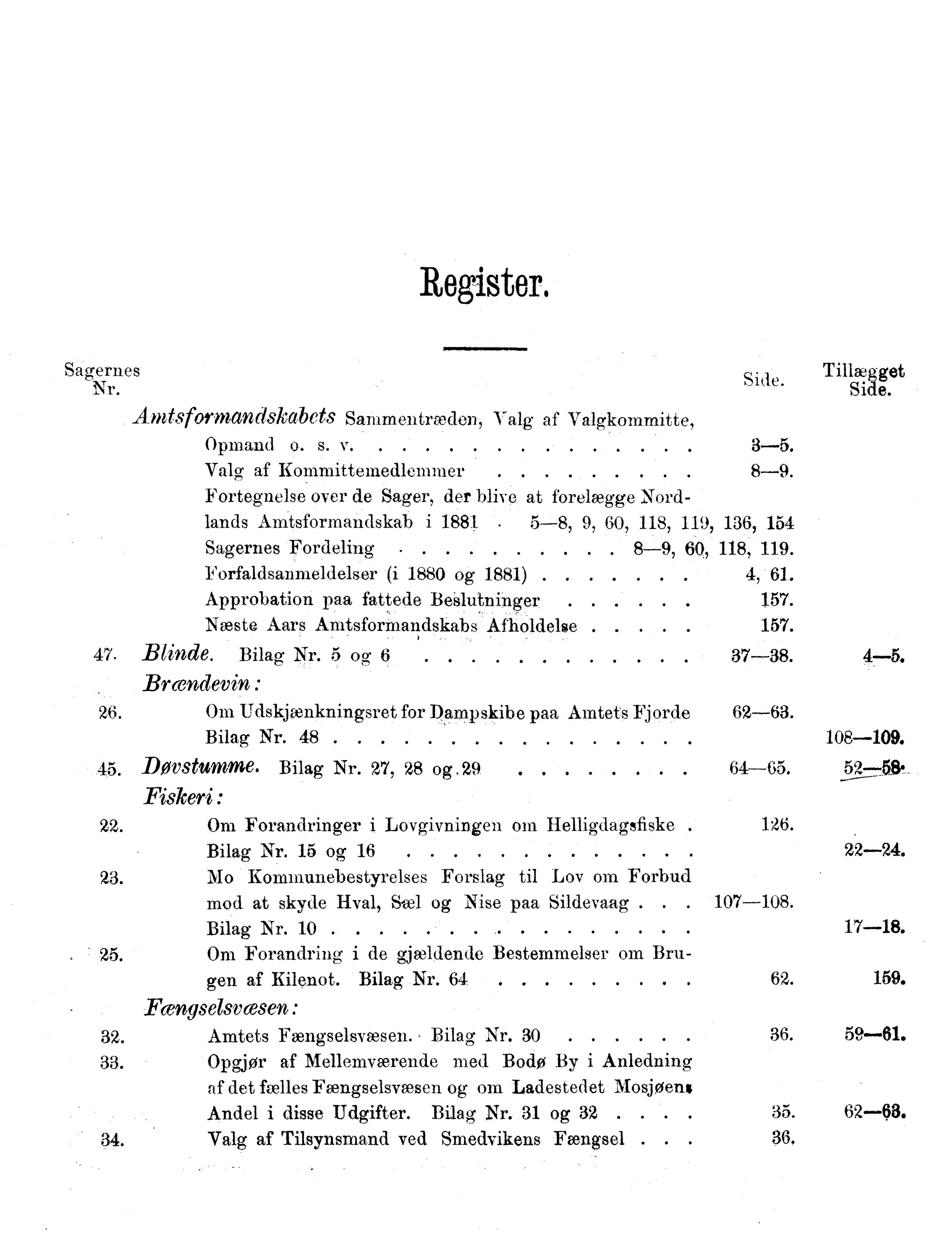 Nordland Fylkeskommune. Fylkestinget, AIN/NFK-17/176/A/Ac/L0014: Fylkestingsforhandlinger 1881-1885, 1881-1885