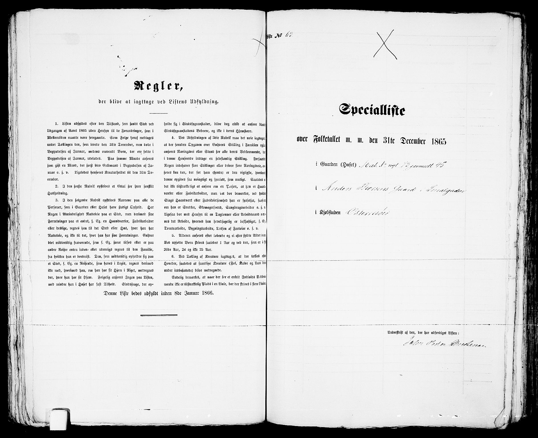 RA, Folketelling 1865 for 0901B Risør prestegjeld, Risør kjøpstad, 1865, s. 133