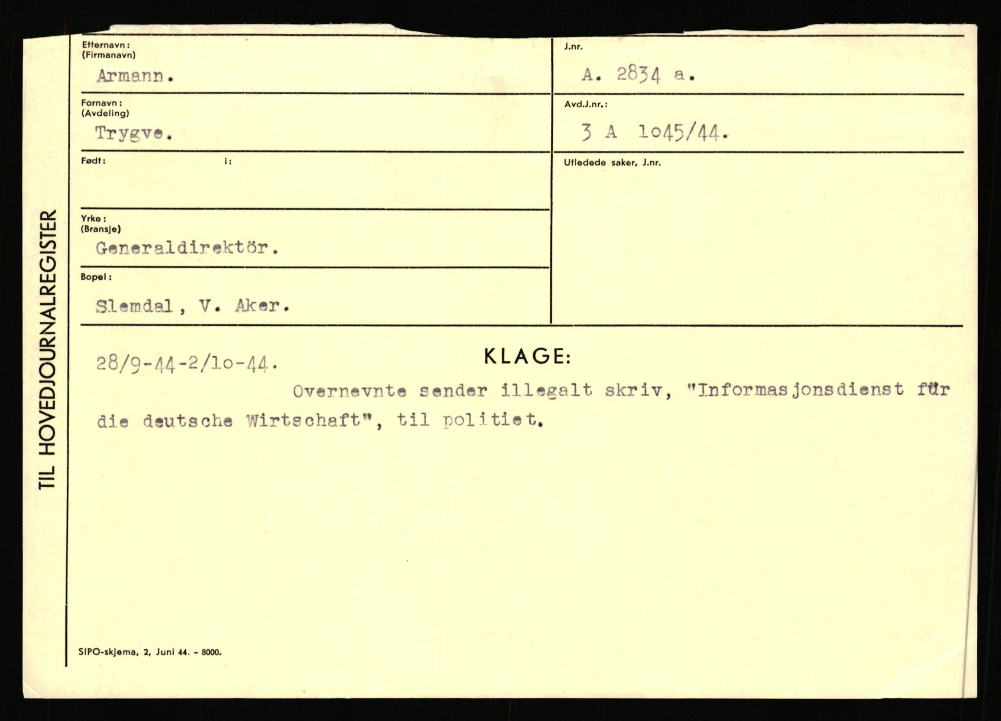 Statspolitiet - Hovedkontoret / Osloavdelingen, AV/RA-S-1329/C/Ca/L0001: Aabakken - Armann, 1943-1945, s. 5332