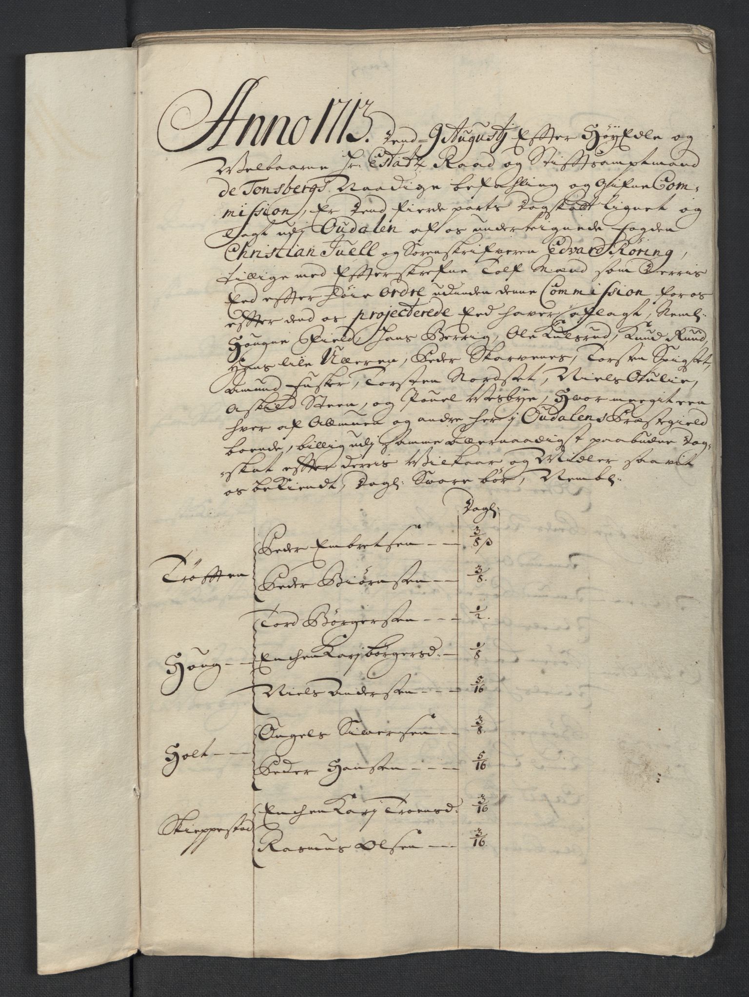 Rentekammeret inntil 1814, Reviderte regnskaper, Fogderegnskap, RA/EA-4092/R13/L0850: Fogderegnskap Solør, Odal og Østerdal, 1713, s. 207