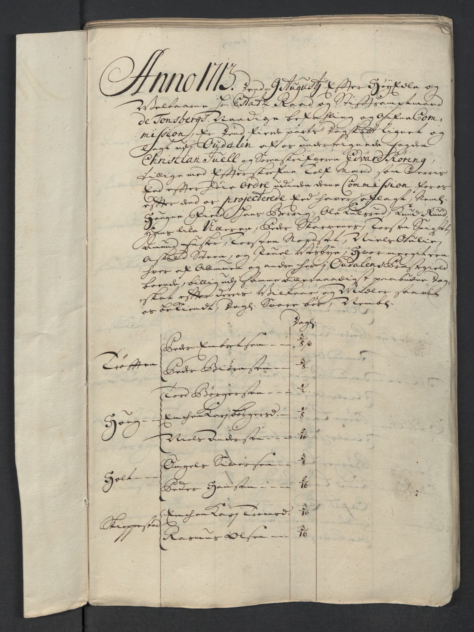 Rentekammeret inntil 1814, Reviderte regnskaper, Fogderegnskap, AV/RA-EA-4092/R13/L0850: Fogderegnskap Solør, Odal og Østerdal, 1713, s. 207