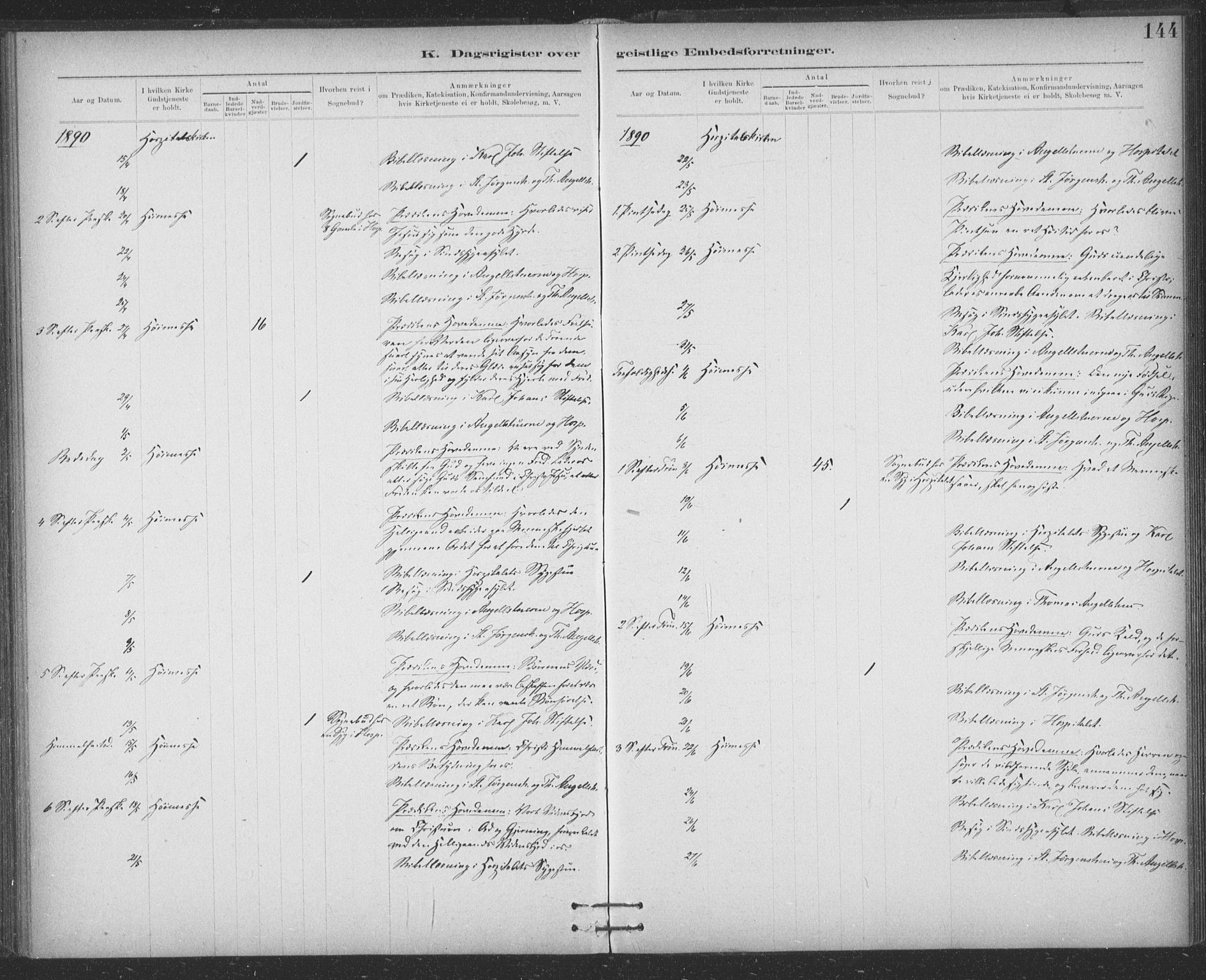 Ministerialprotokoller, klokkerbøker og fødselsregistre - Sør-Trøndelag, AV/SAT-A-1456/623/L0470: Ministerialbok nr. 623A04, 1884-1938, s. 144