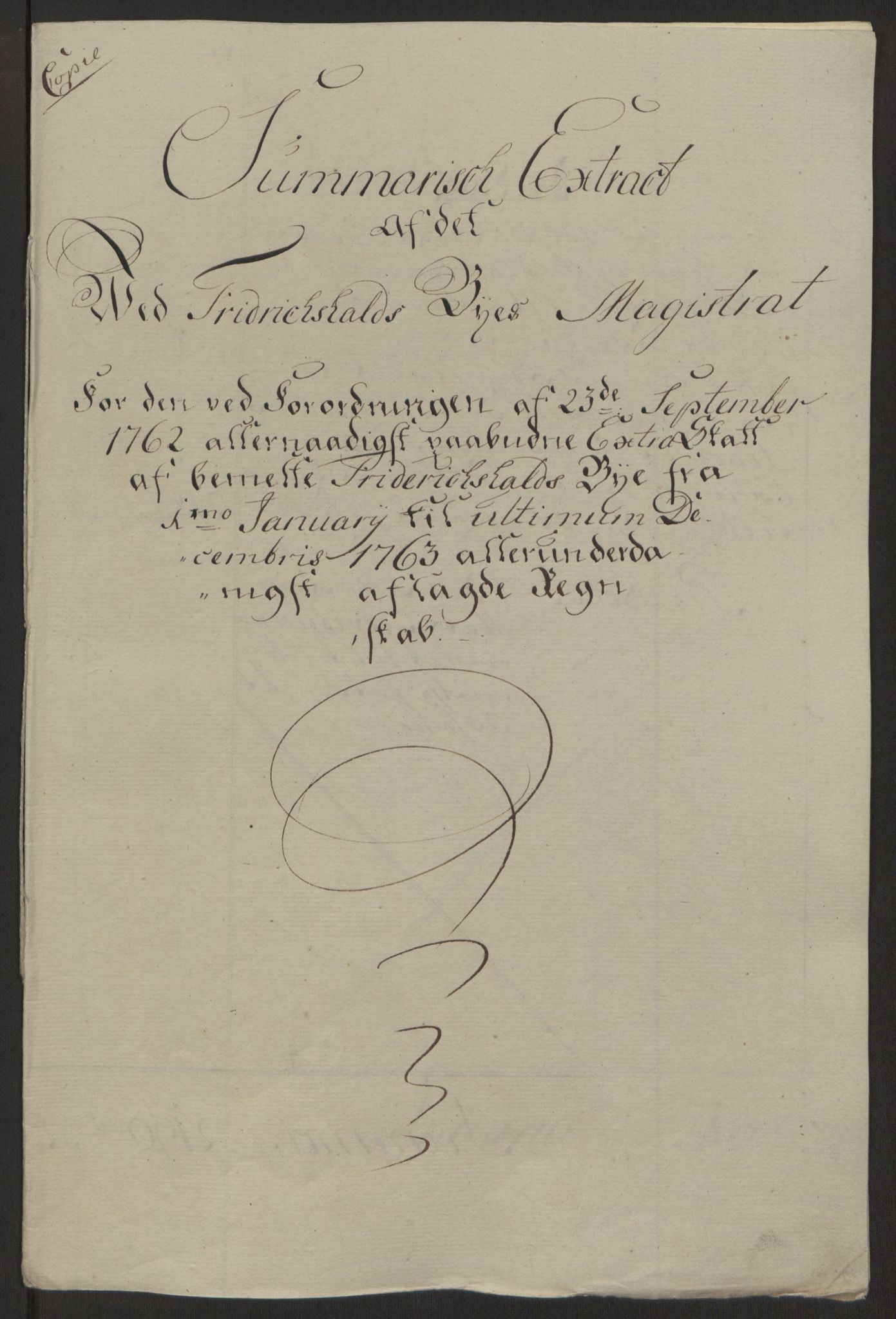 Rentekammeret inntil 1814, Reviderte regnskaper, Byregnskaper, RA/EA-4066/R/Ra/L0006/0001: [A4] Kontribusjonsregnskap / Ekstraskatt, 1762-1772, s. 69