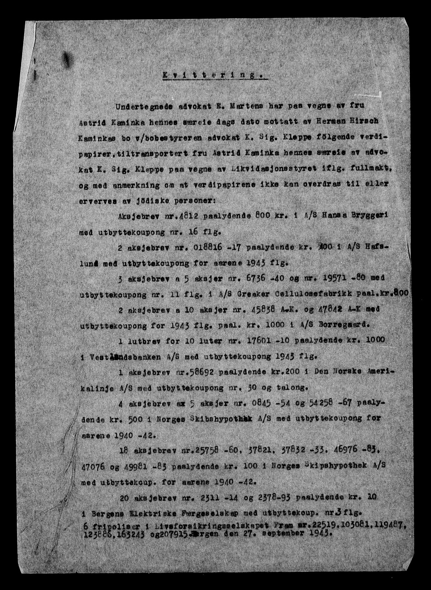 Justisdepartementet, Tilbakeføringskontoret for inndratte formuer, AV/RA-S-1564/H/Hc/Hcd/L1001: --, 1945-1947, s. 493