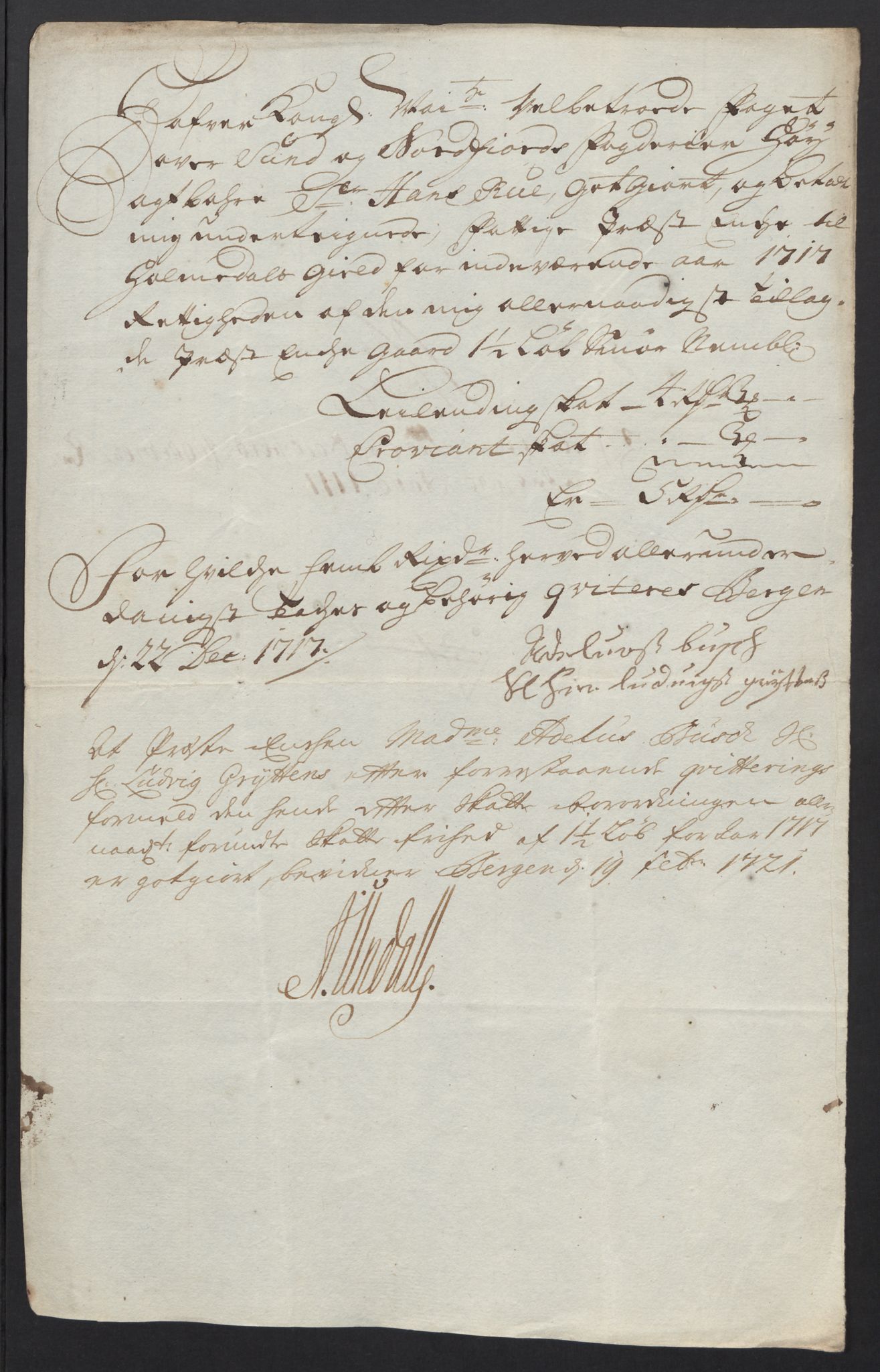 Rentekammeret inntil 1814, Reviderte regnskaper, Fogderegnskap, AV/RA-EA-4092/R53/L3441: Fogderegnskap Sunn- og Nordfjord, 1717-1718, s. 198