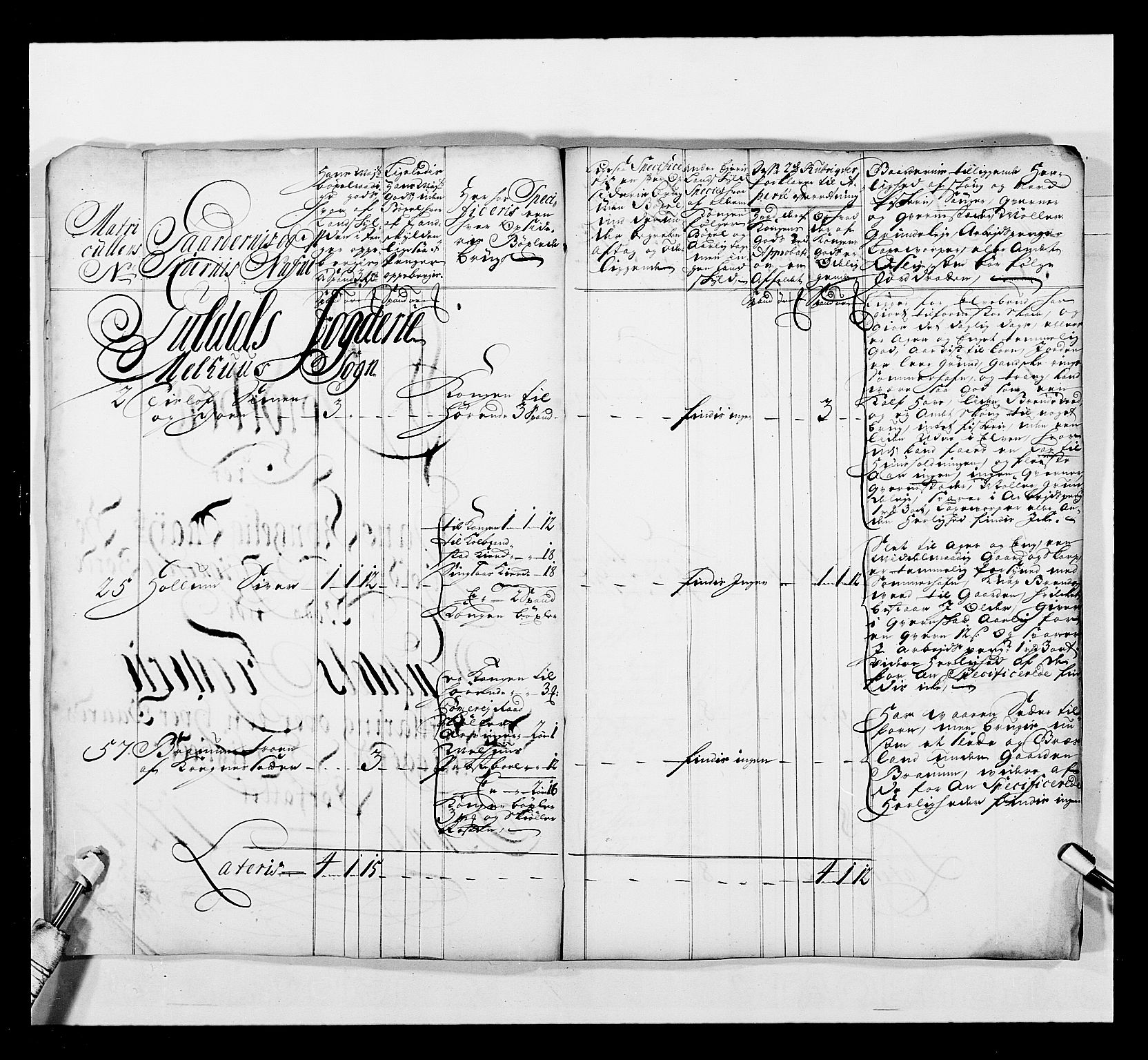 Stattholderembetet 1572-1771, RA/EA-2870/Ek/L0041/0001: Jordebøker o.a. 1720-1728 vedkommende krongodset: / Krongods i Trøndelag med Romsdal, Nordmøre og Namdal, 1726-1727, s. 204