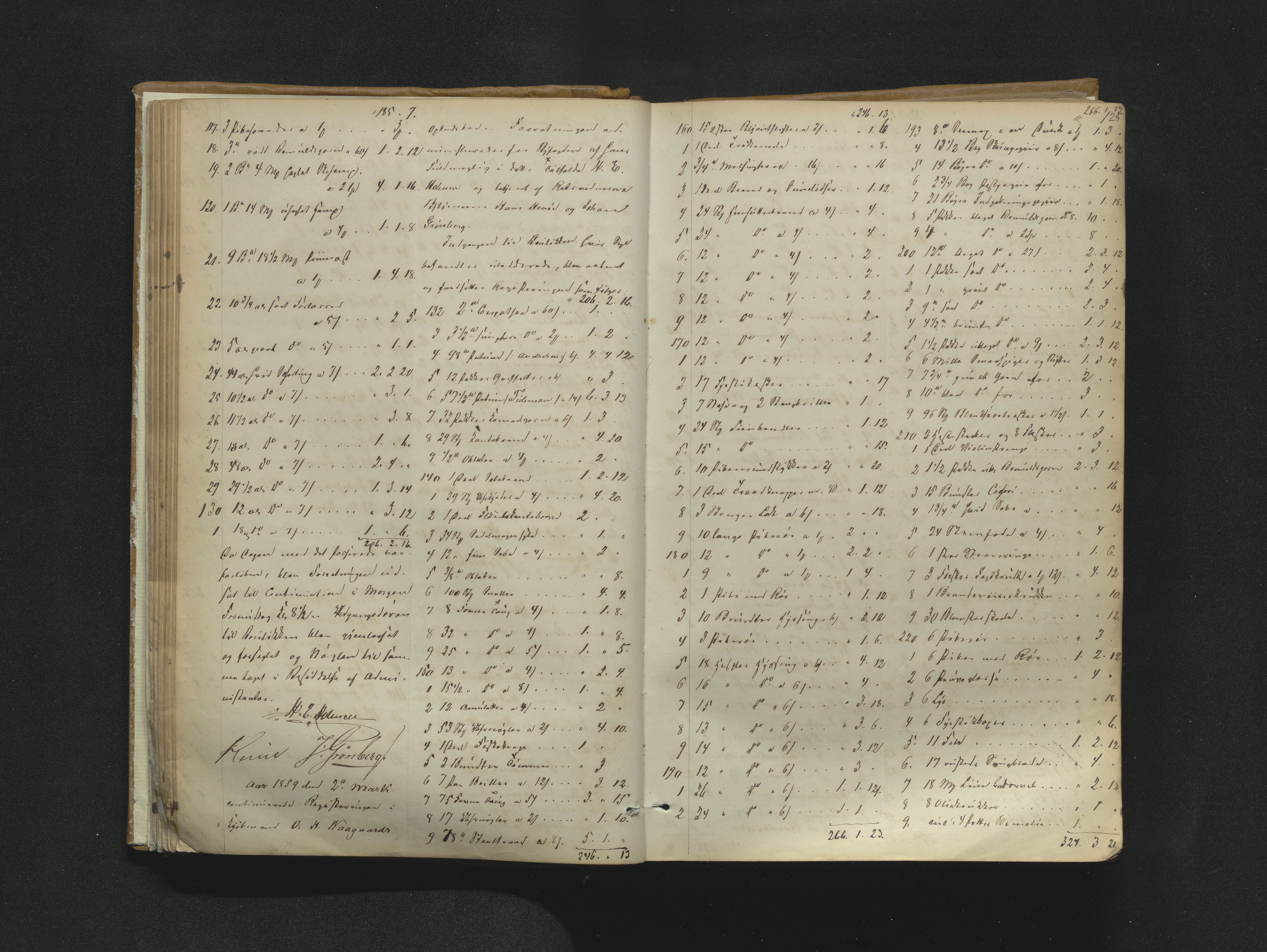 Drammen byfogd, AV/SAKO-A-222/H/Hb/Hbb/L0001: Registreringsprotokoll., 1857-1867
