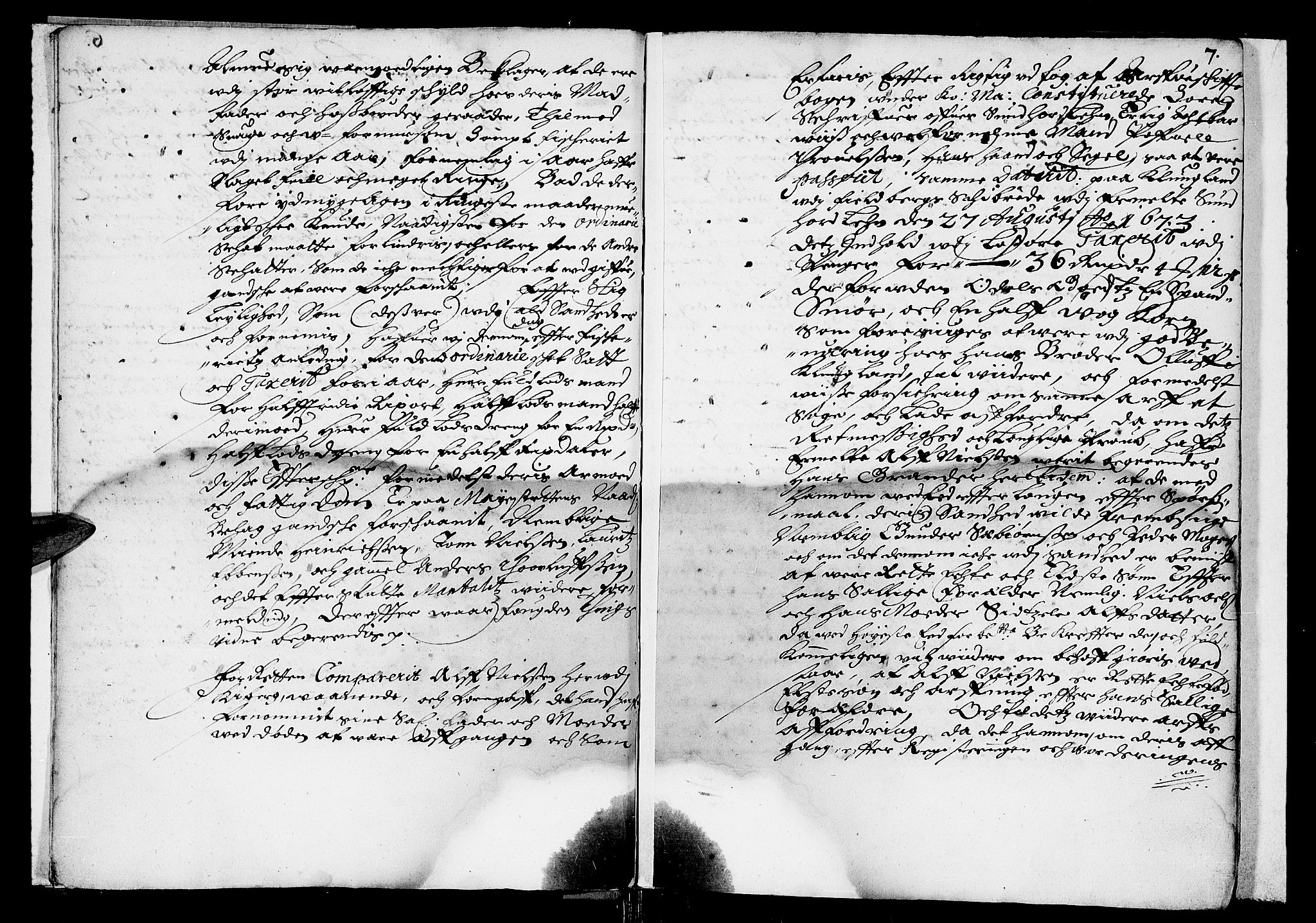 Finnmark sorenskriveri, AV/SATØ-S-0053/F/Fa/L0015: Justisprotokoller, 1677-1678, s. 6b-7a
