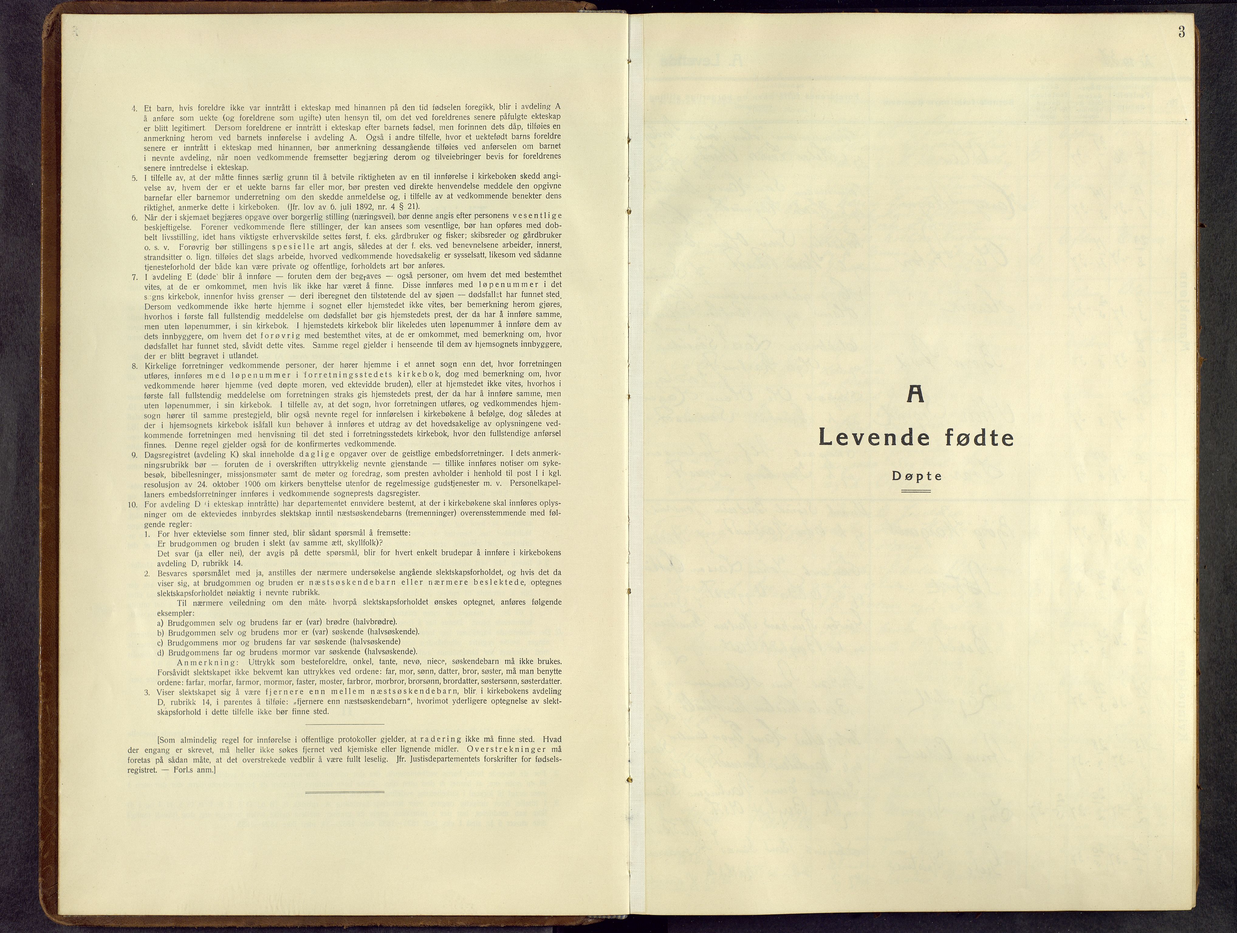 Stange prestekontor, SAH/PREST-002/L/L0021: Klokkerbok nr. 21, 1937-1962, s. 3