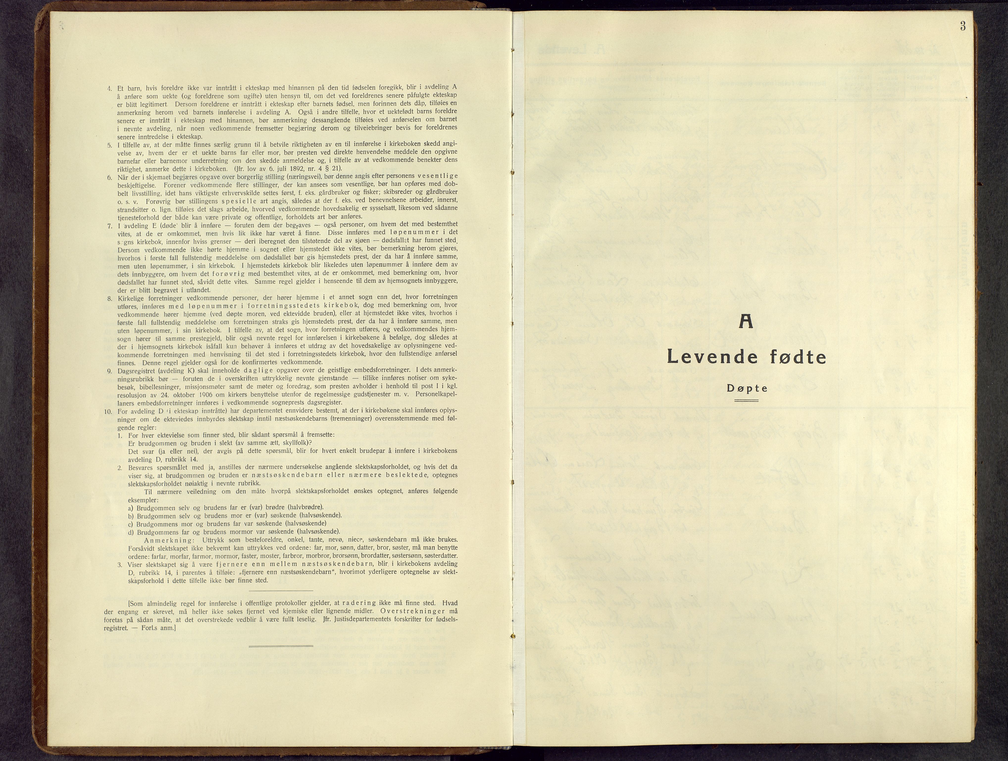 Stange prestekontor, AV/SAH-PREST-002/L/L0021: Klokkerbok nr. 21, 1937-1962, s. 3